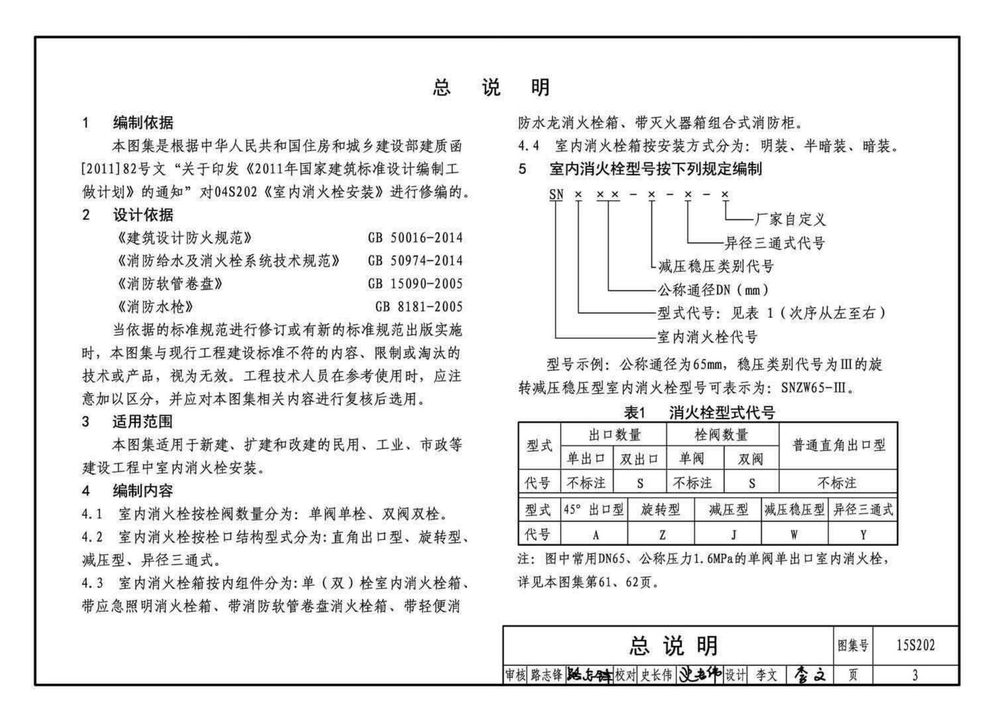 15S202--室内消火栓安装