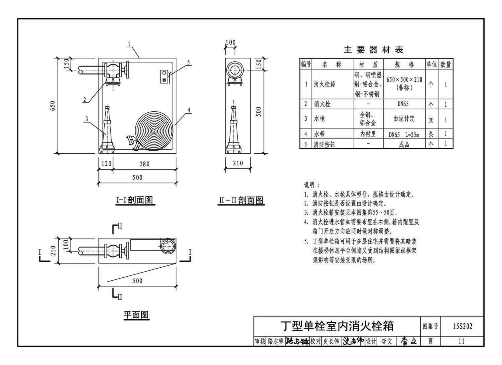 15S202--室内消火栓安装