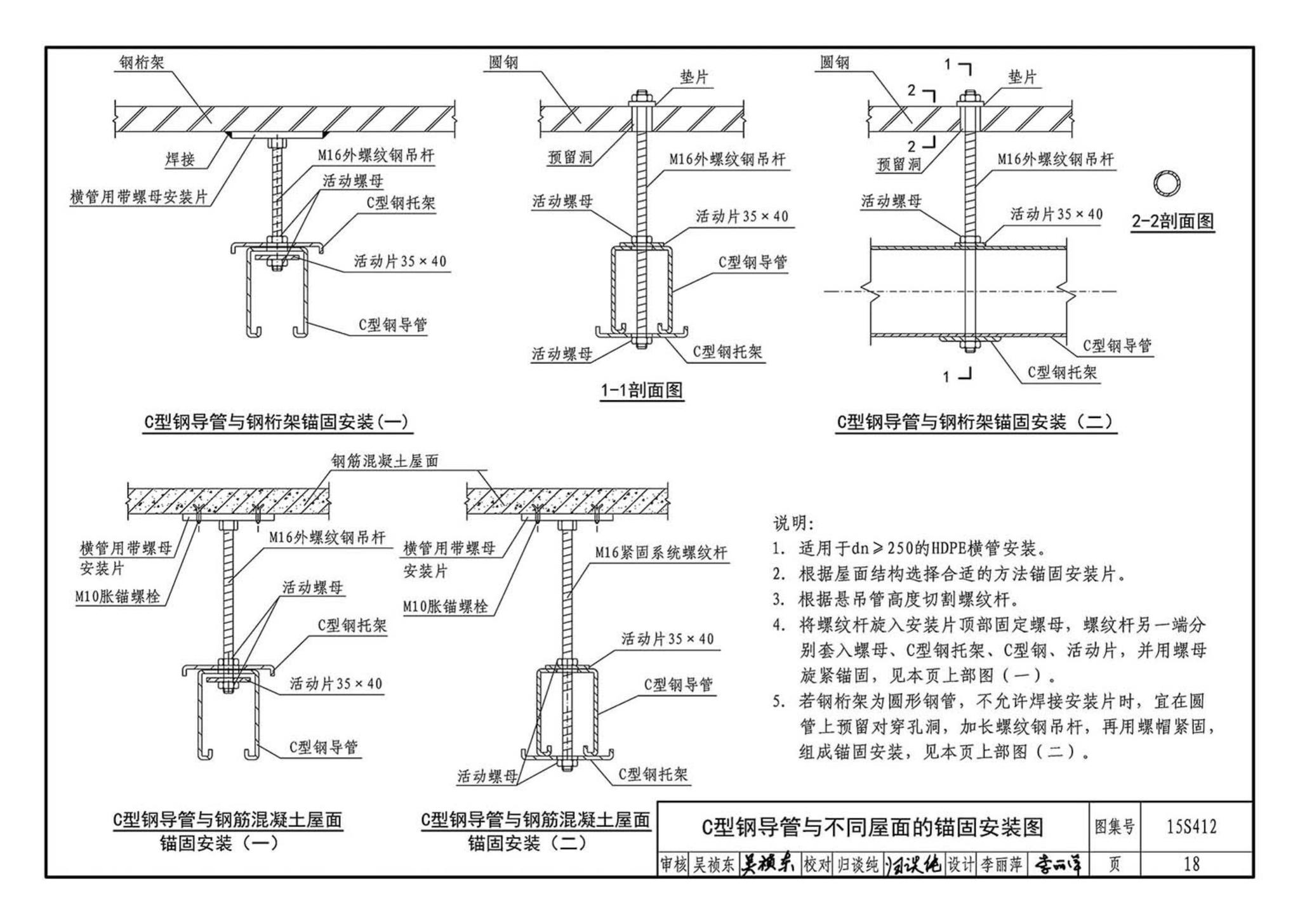 15S412--屋面雨水排水管道安装