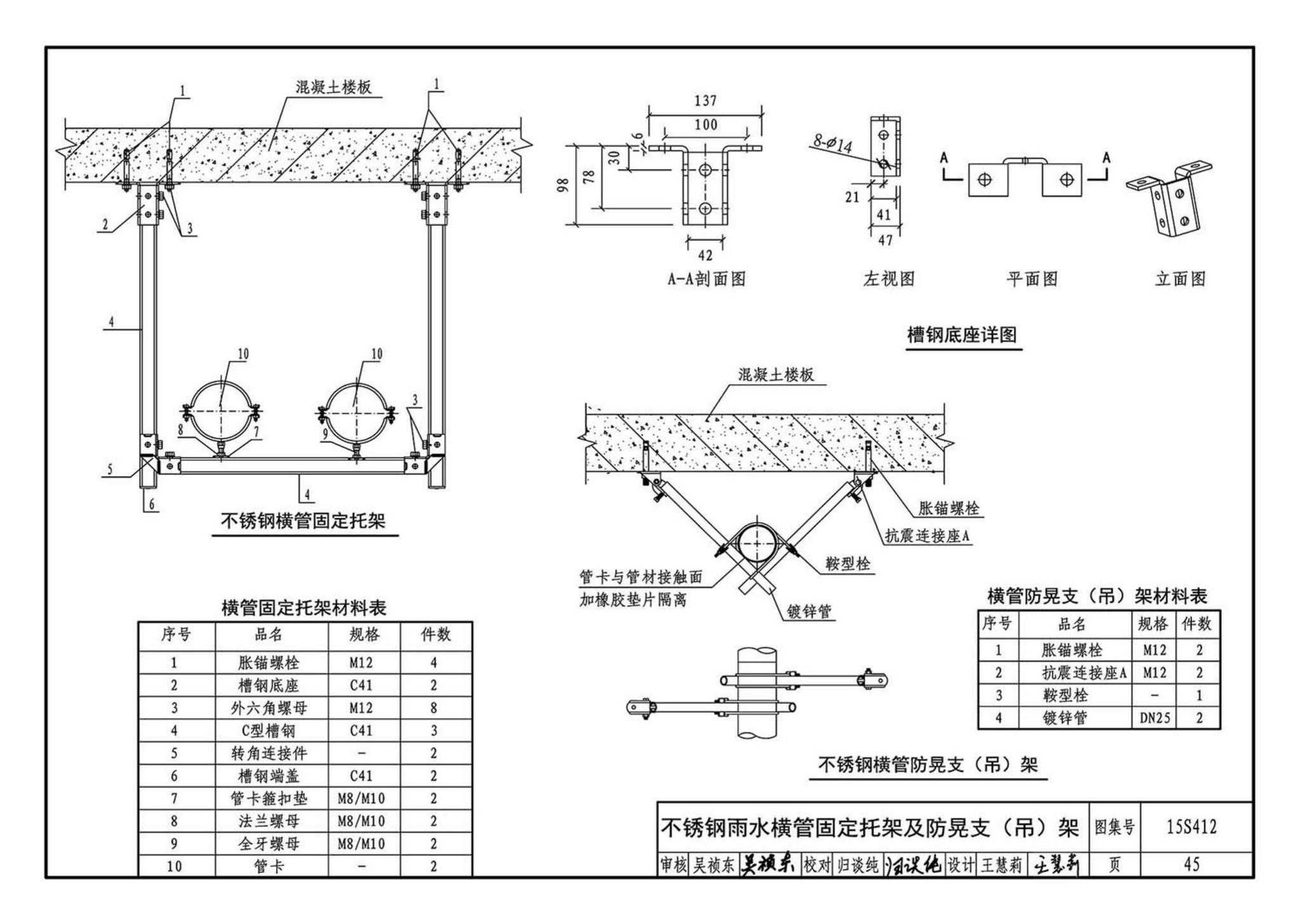 15S412--屋面雨水排水管道安装