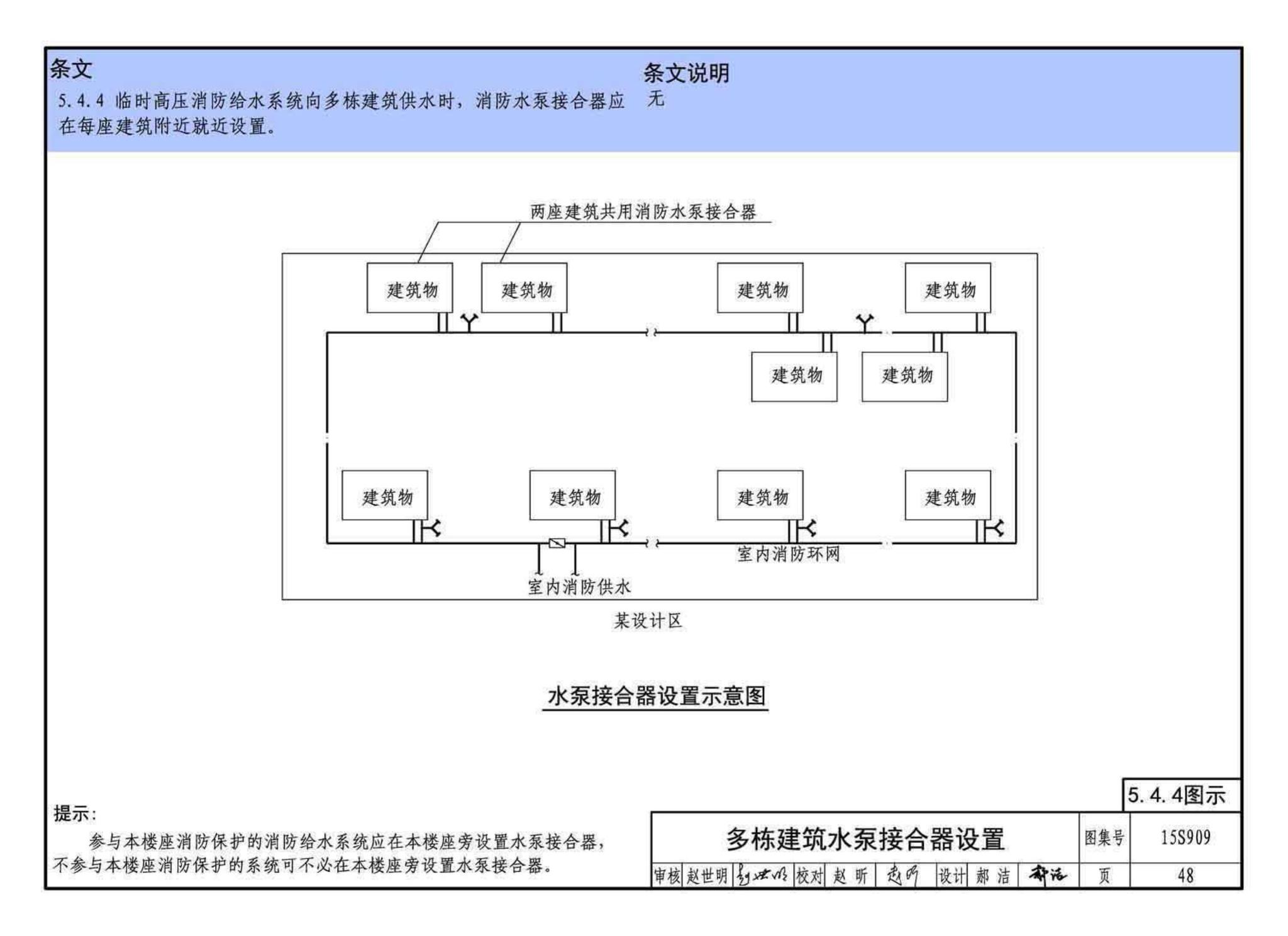 15S909--《消防给水及消火栓系统技术规范》图示