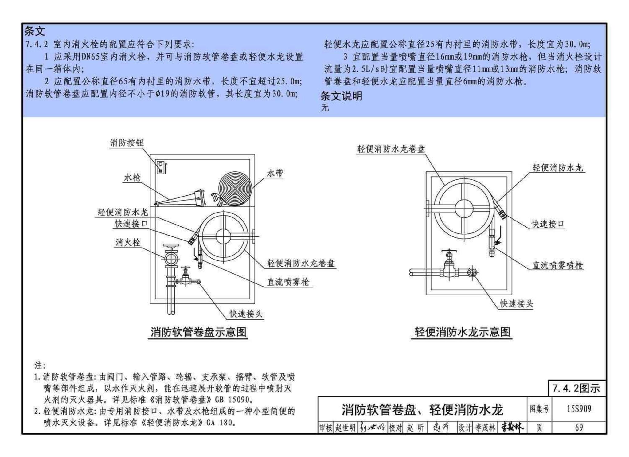 15S909--《消防给水及消火栓系统技术规范》图示