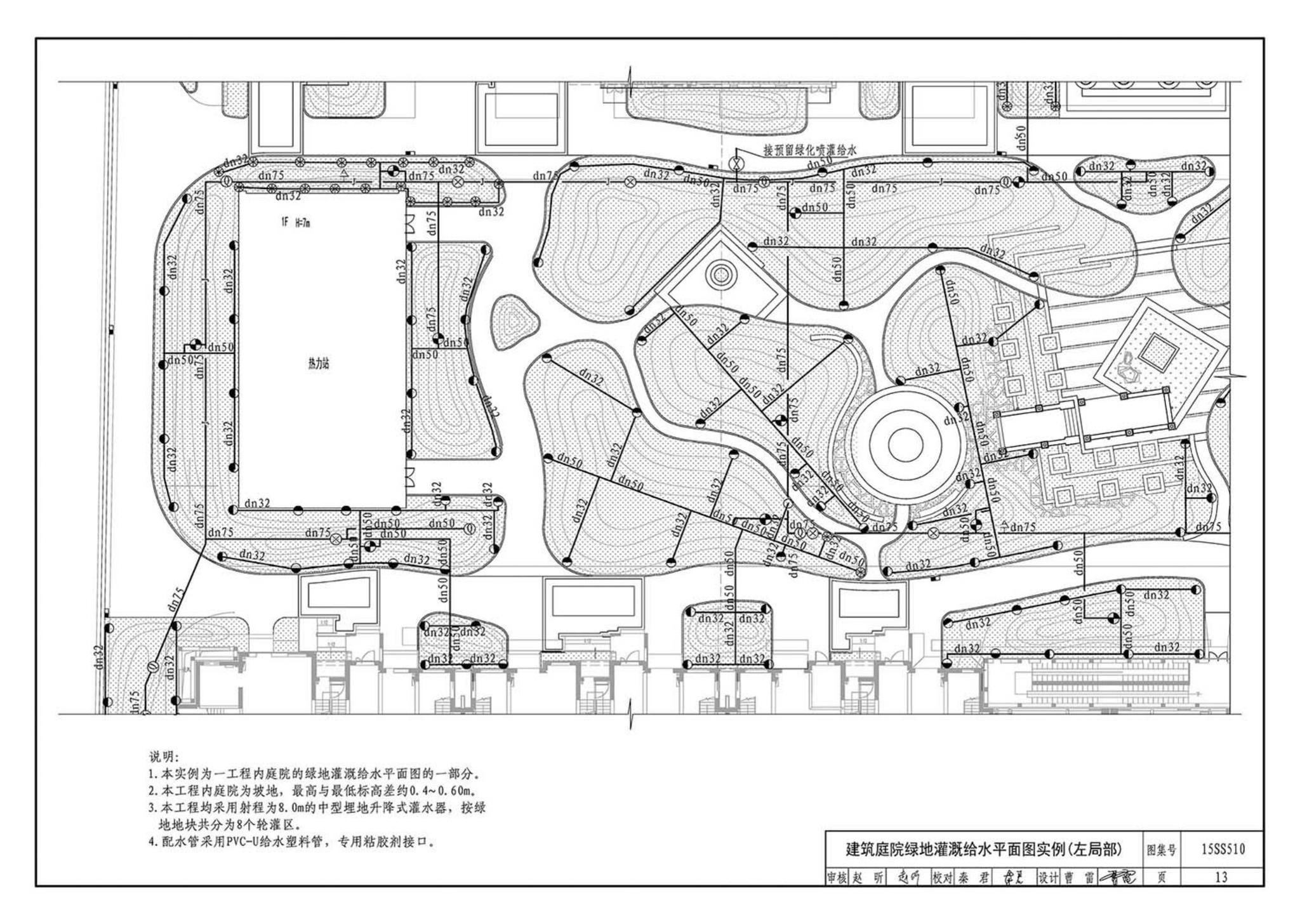 15SS510--绿地灌溉与体育场地给水排水设施