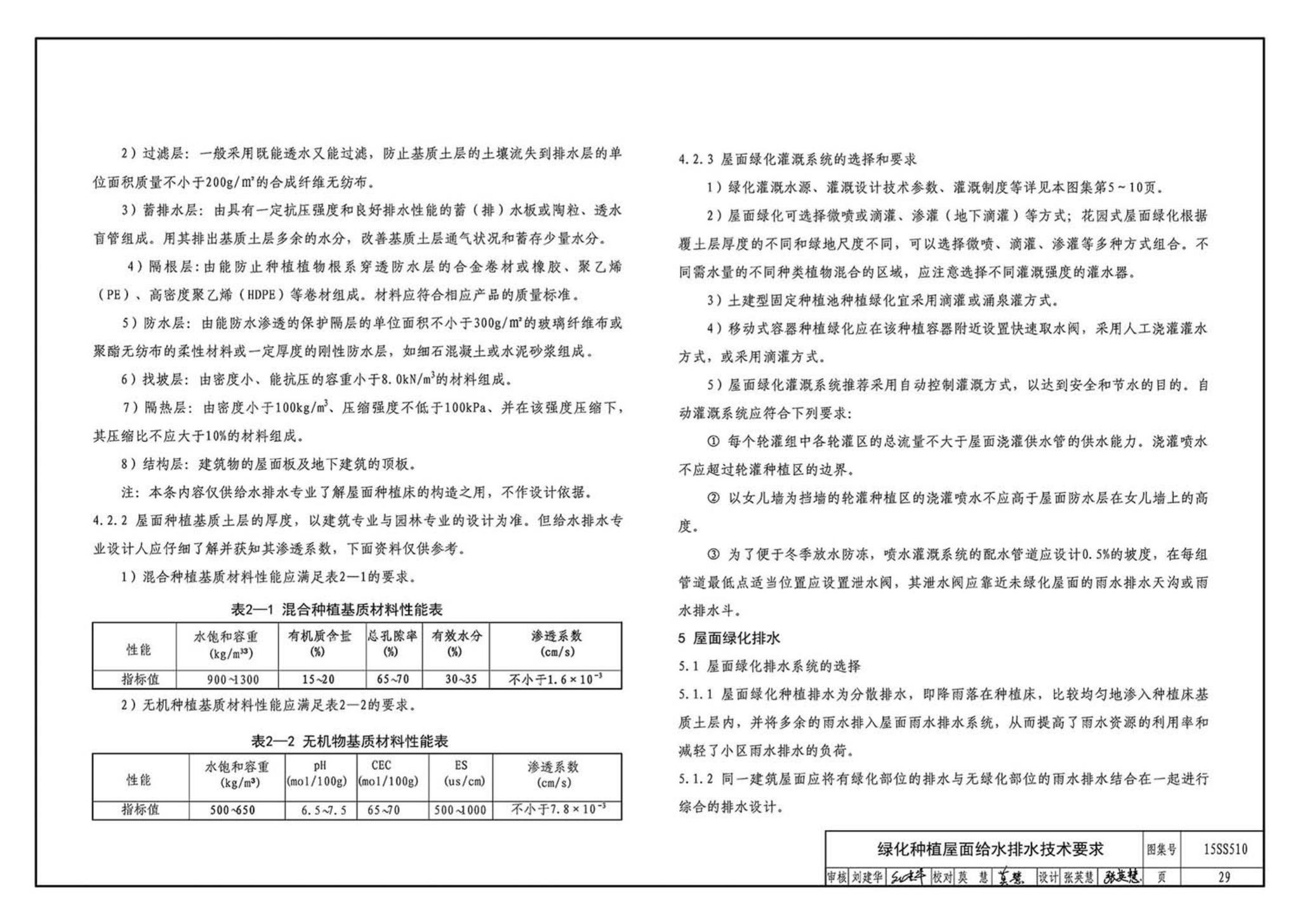 15SS510--绿地灌溉与体育场地给水排水设施