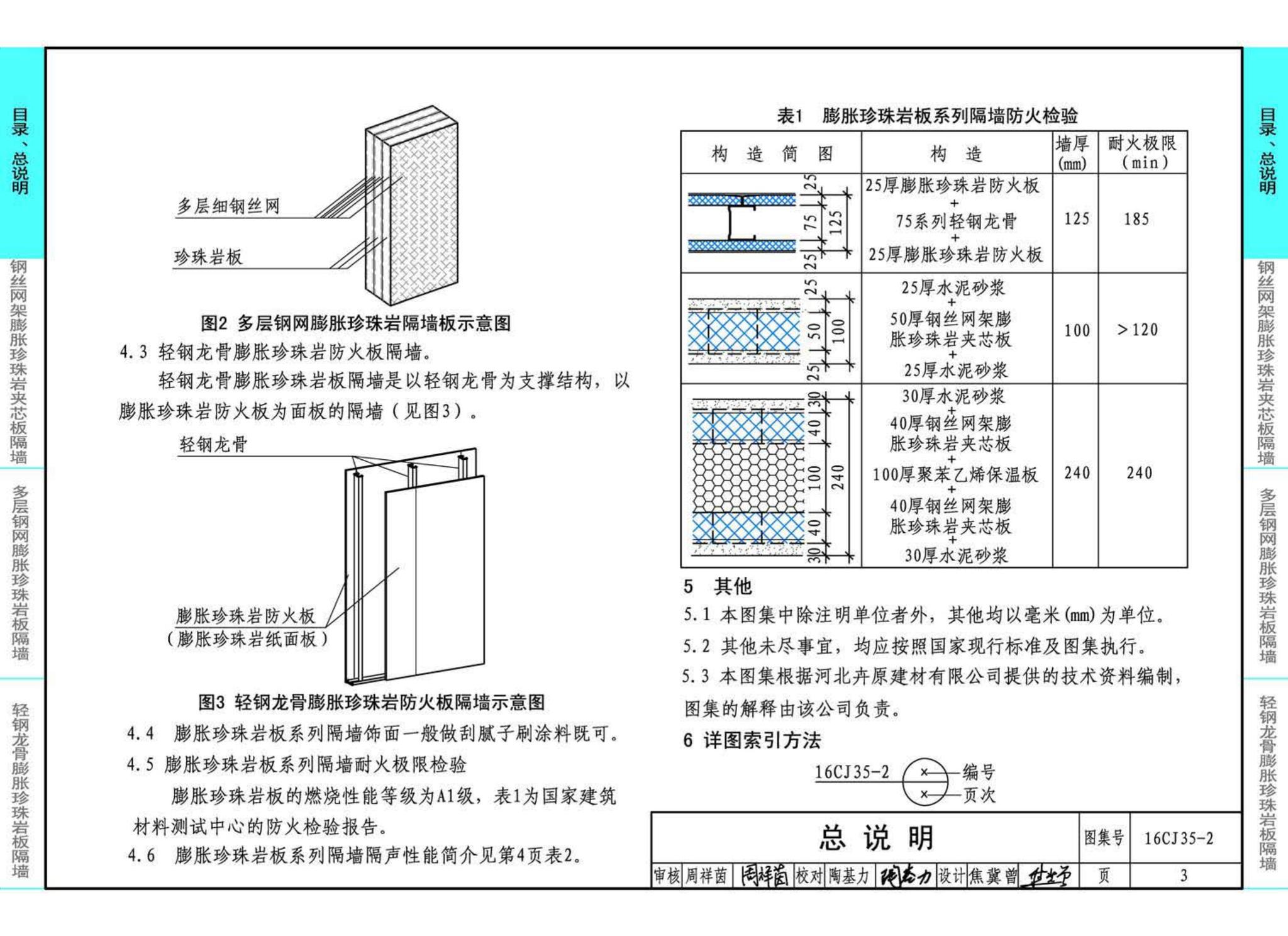 16CJ35-2--膨胀珍珠岩板隔墙建筑构造--卉原膨胀珍珠岩板系列