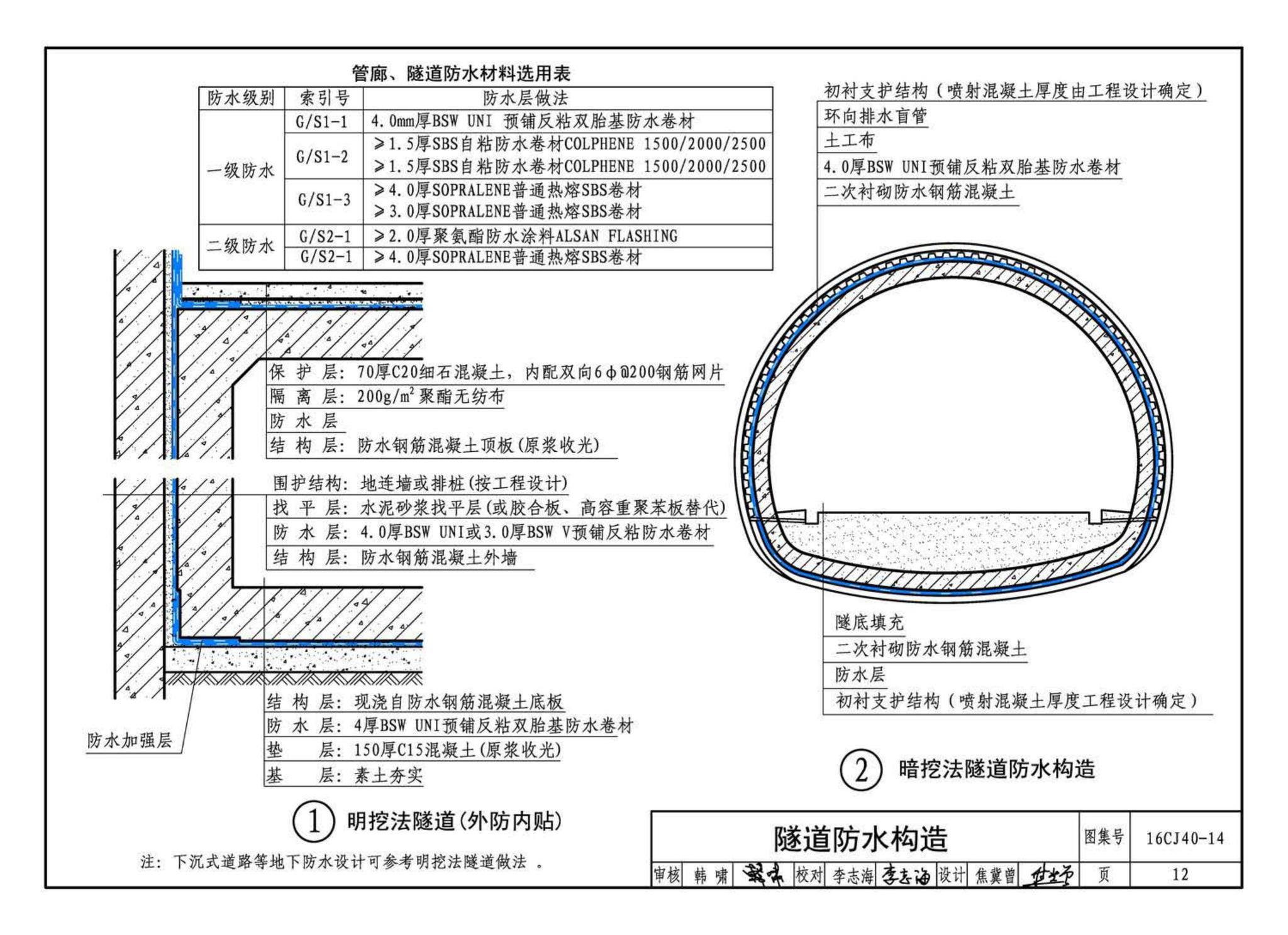 16CJ40-14--建筑防水系统构造(十四)