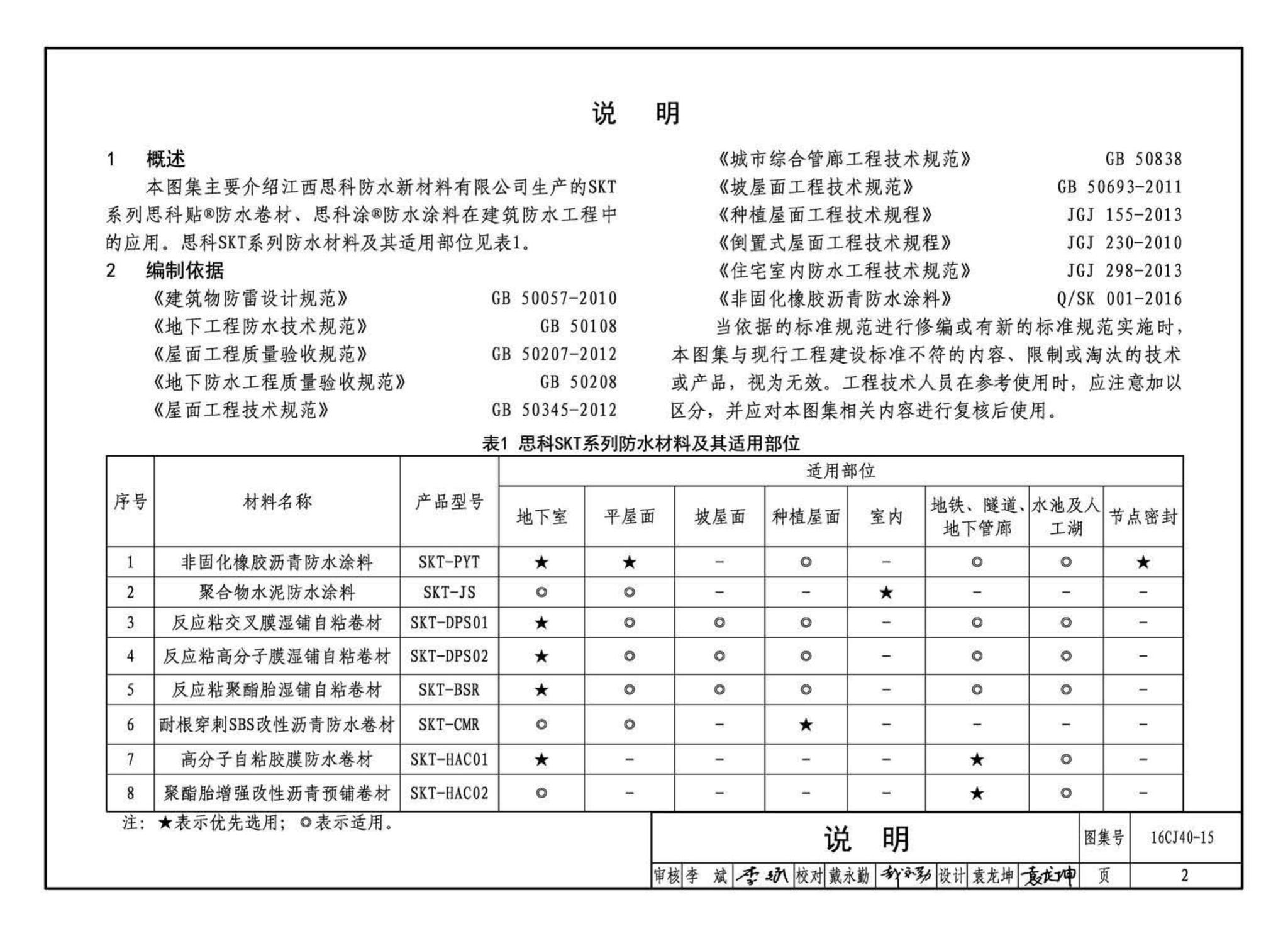 16CJ40-15--建筑防水系统构造（十五）