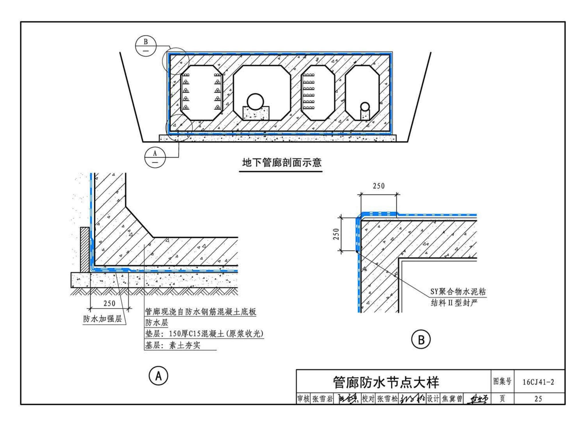 16CJ41-2--SY聚乙烯丙纶卷材复合防水构造