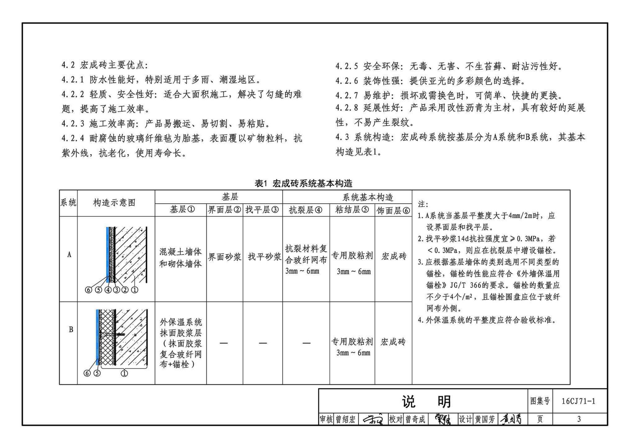 16CJ71-1--柔性饰面材料（一）-HCZ宏成柔性饰面砖系统