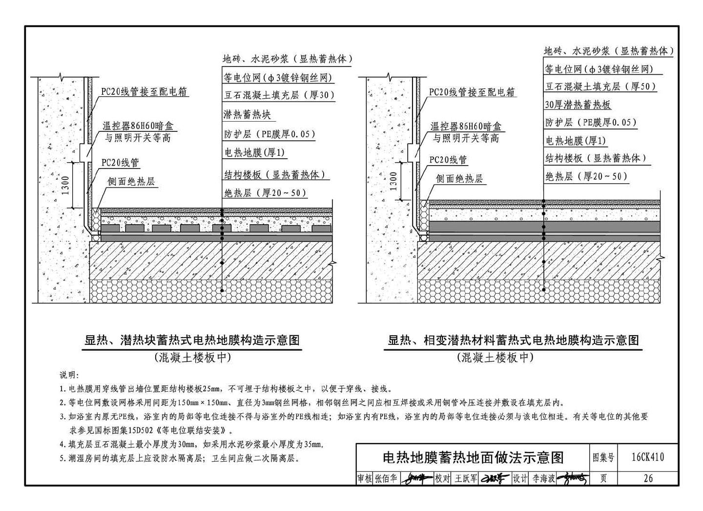 16CK410--低温辐射电热膜供暖系统设计与安装