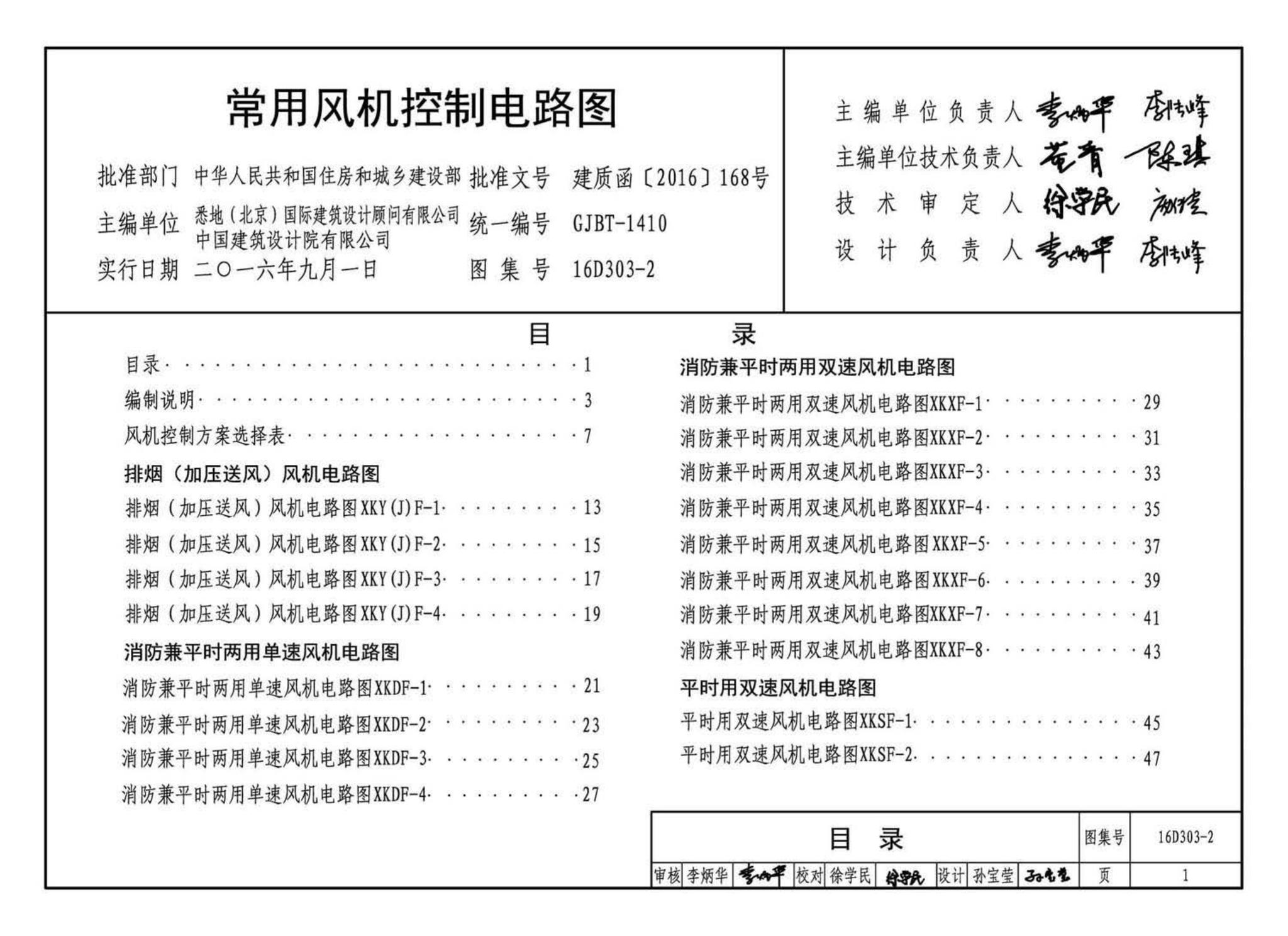 16D303-2--常用风机控制电路图