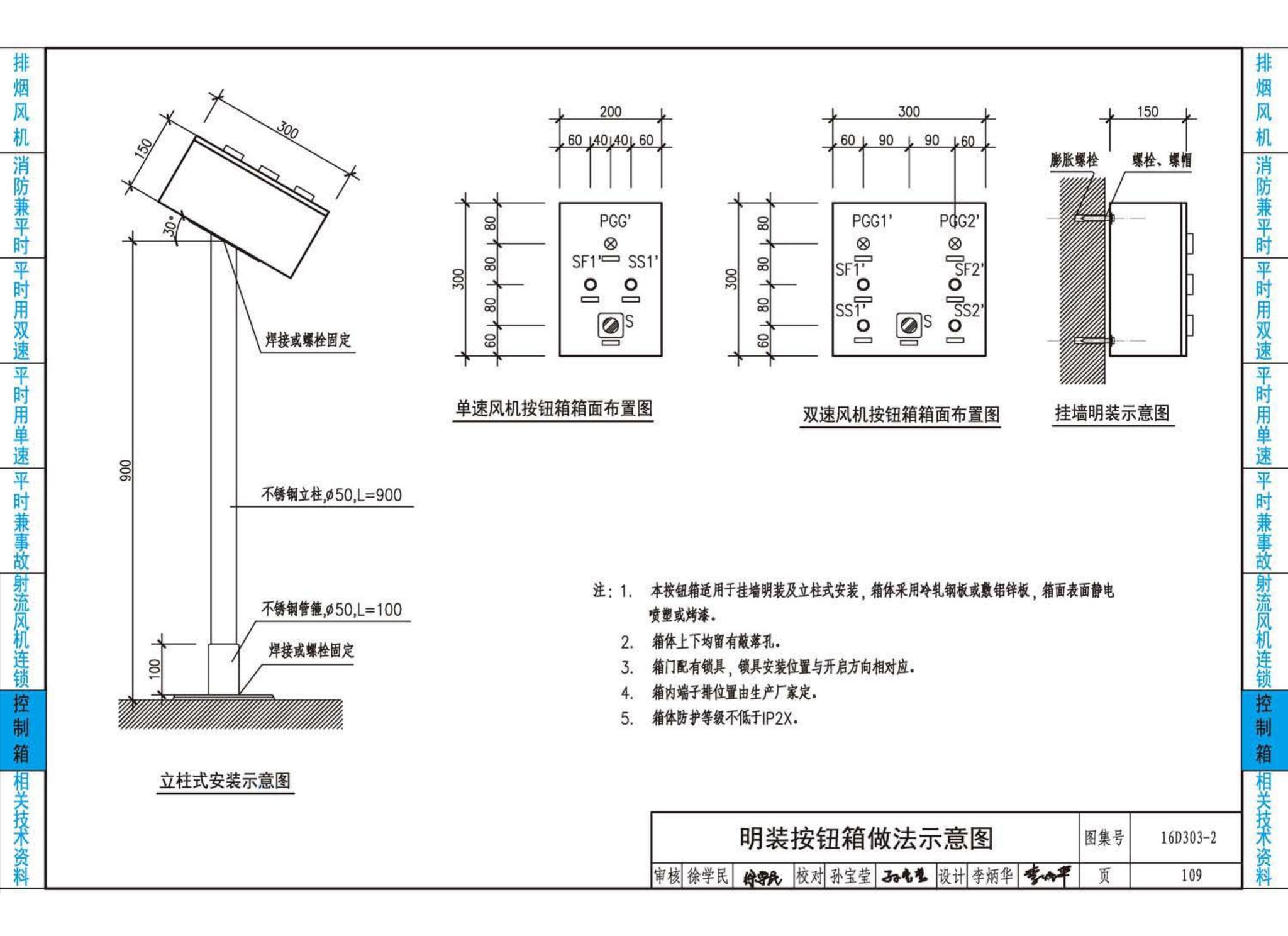 16D303-2--常用风机控制电路图