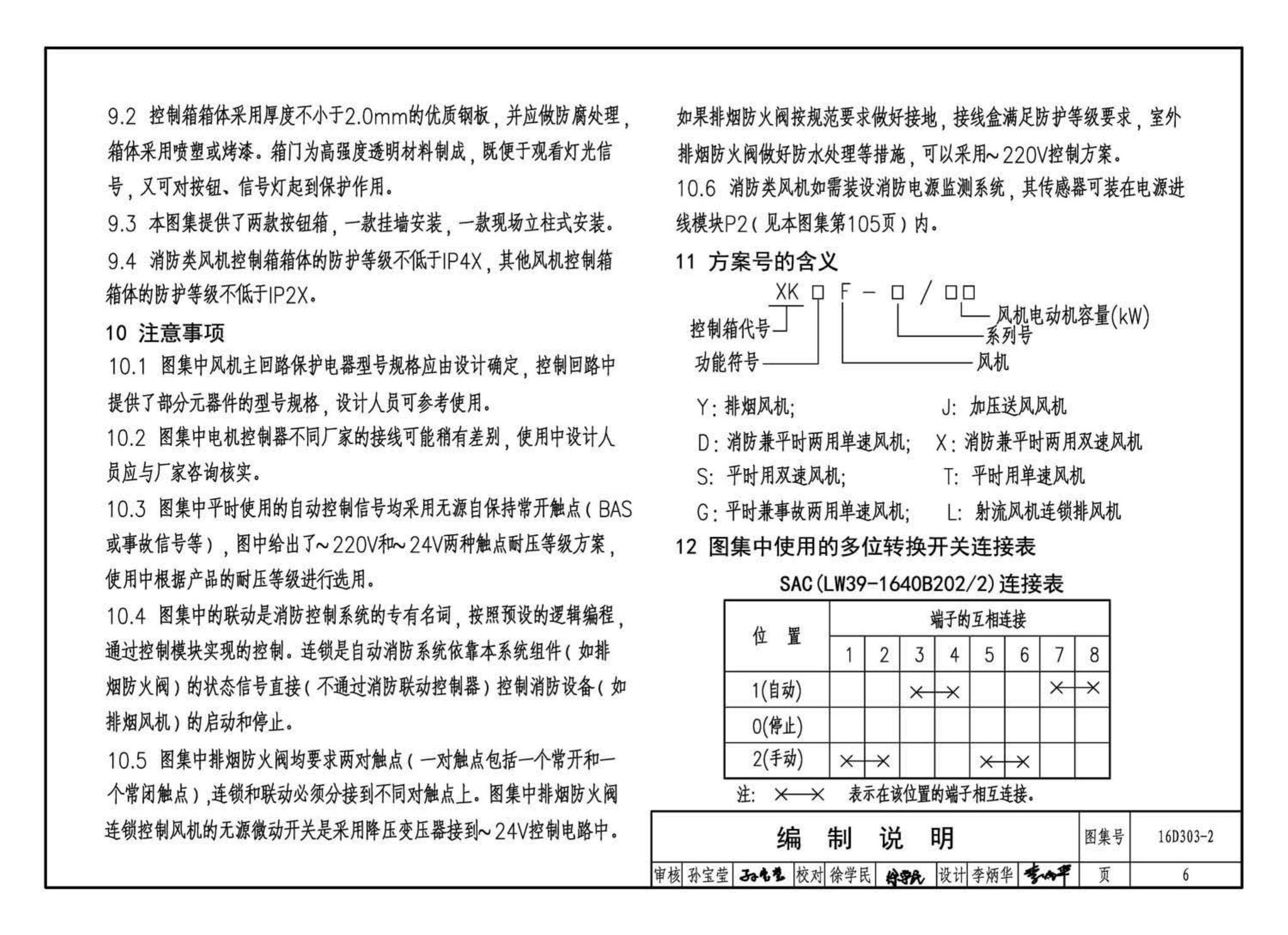 16D303-2--常用风机控制电路图