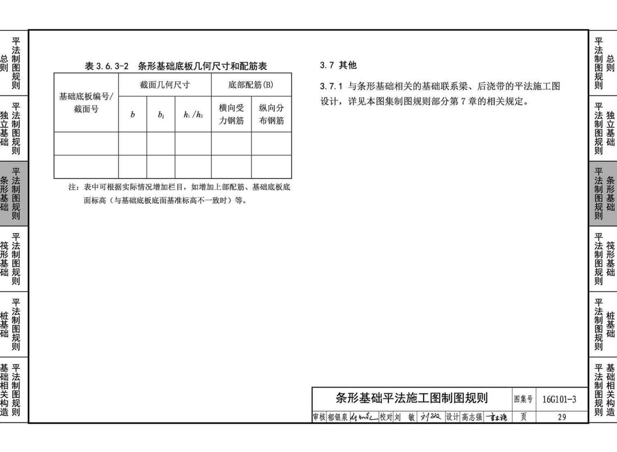 16G101-3--混凝土结构施工图平面整体表示方法制图规则和构造详图（独立基础、条形基础、筏形基础、桩基础)