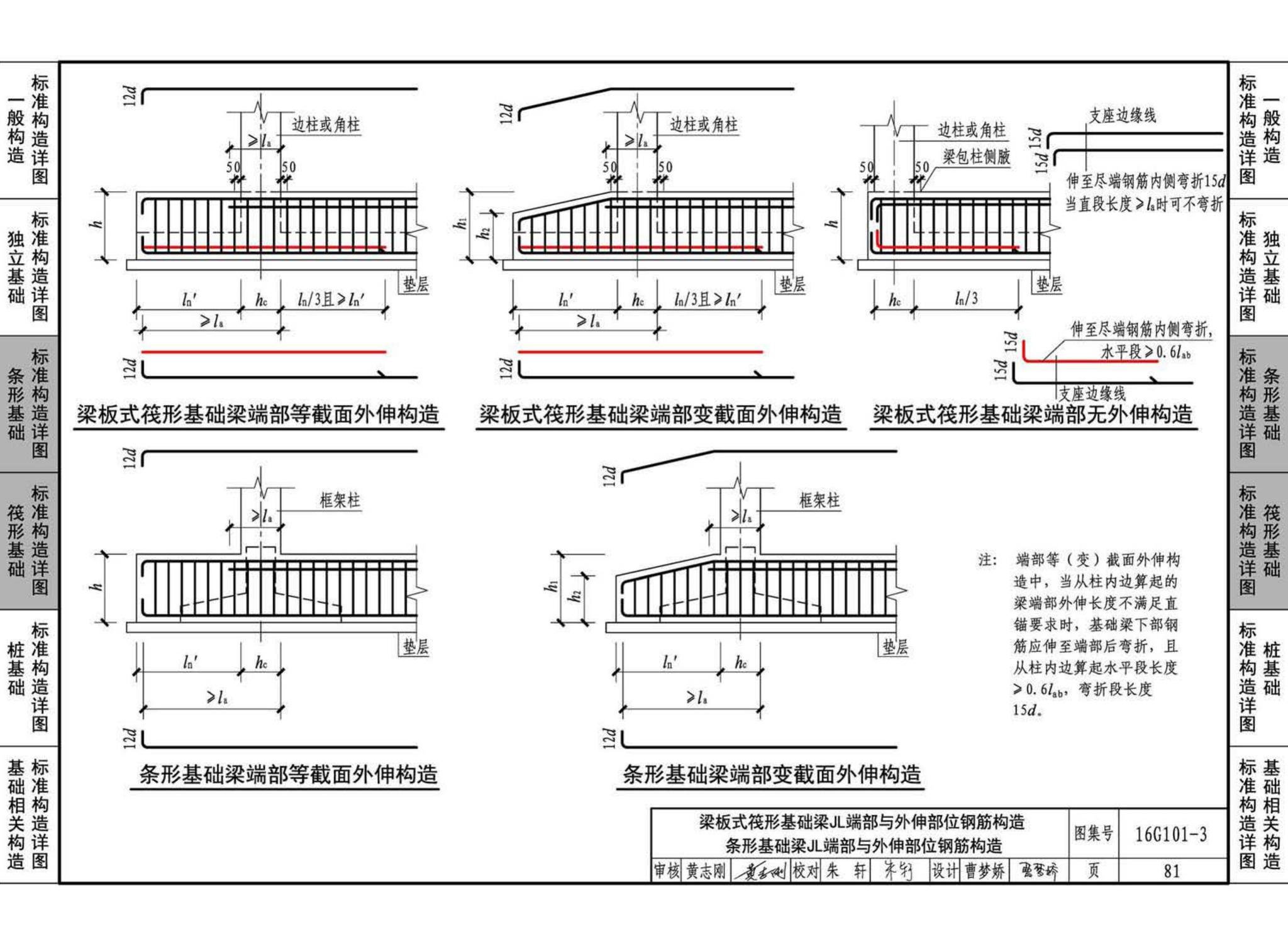 16G101-3--混凝土结构施工图平面整体表示方法制图规则和构造详图（独立基础、条形基础、筏形基础、桩基础)