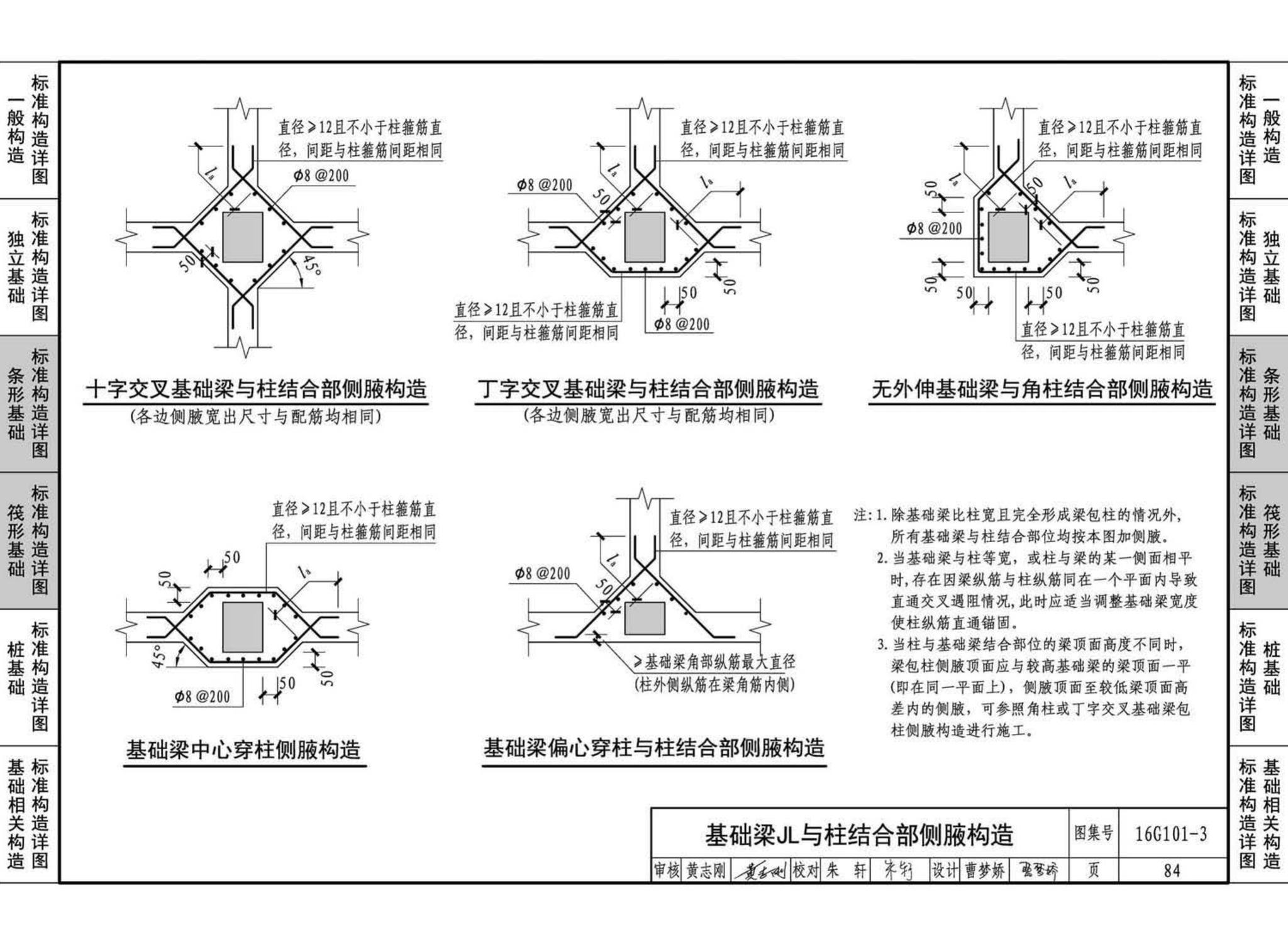 16G101-3--混凝土结构施工图平面整体表示方法制图规则和构造详图（独立基础、条形基础、筏形基础、桩基础)