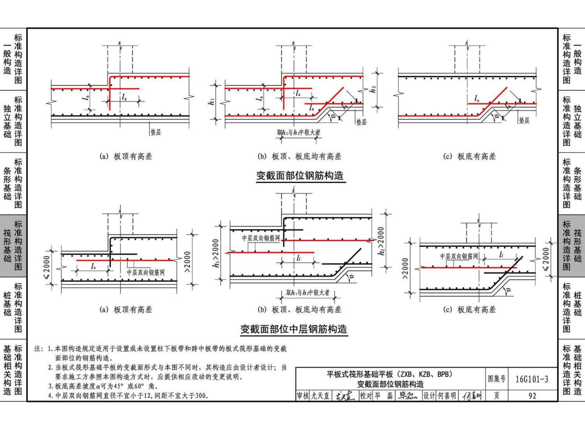 16G101-3--混凝土结构施工图平面整体表示方法制图规则和构造详图（独立基础、条形基础、筏形基础、桩基础)