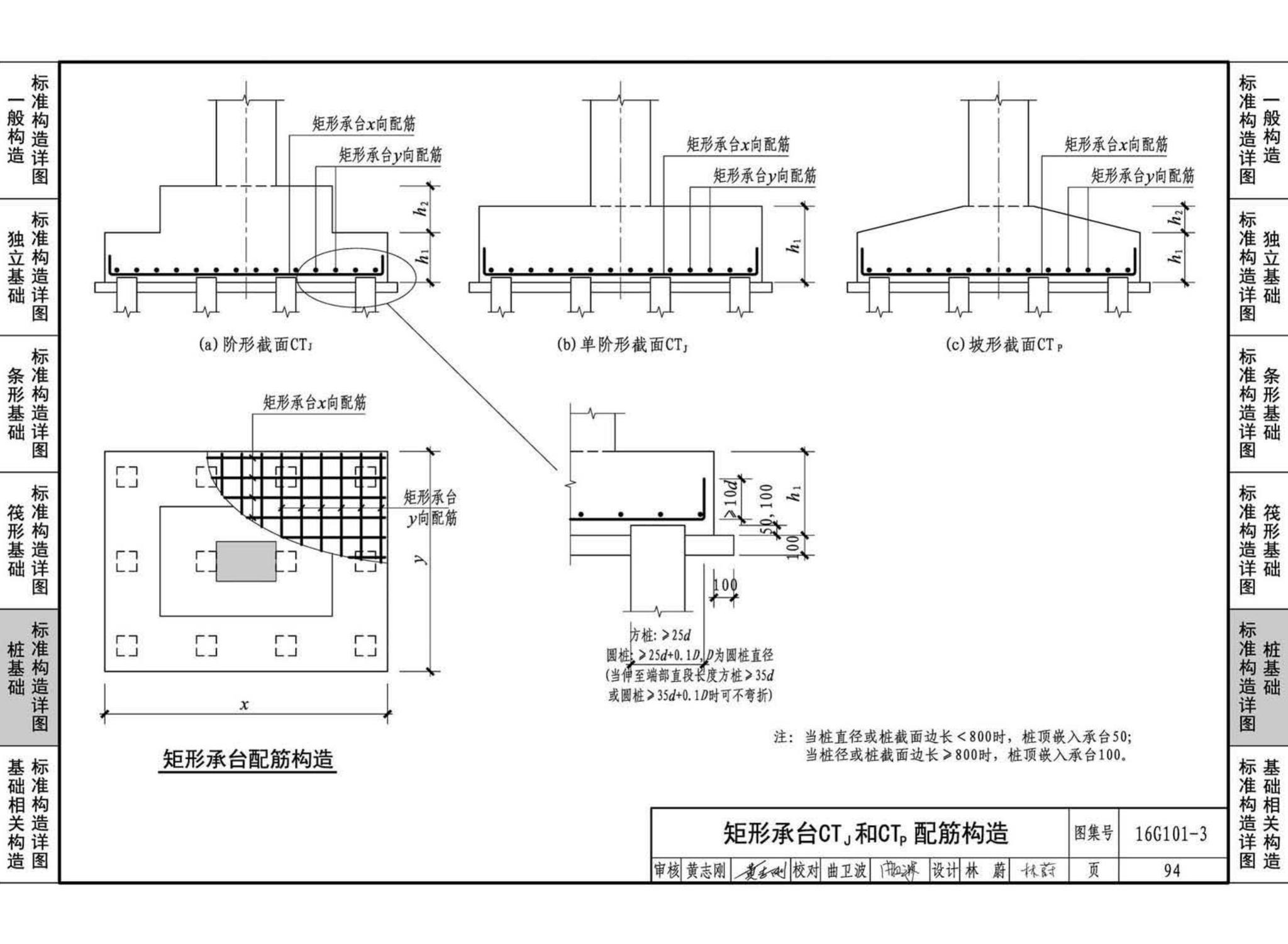 16G101-3--混凝土结构施工图平面整体表示方法制图规则和构造详图（独立基础、条形基础、筏形基础、桩基础)