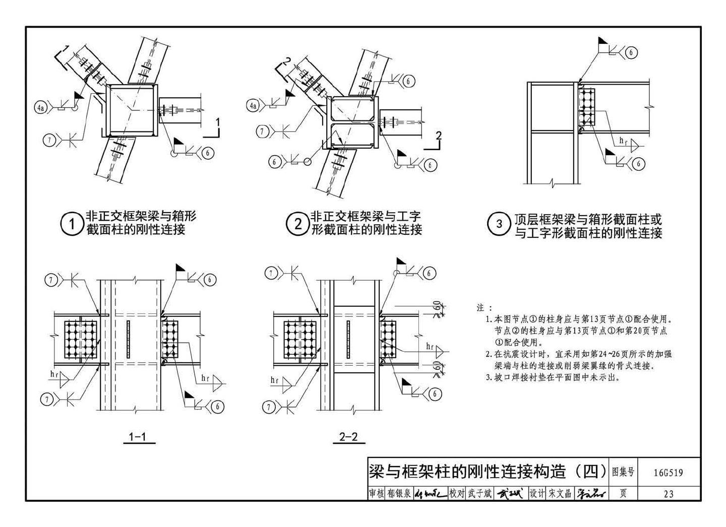 16G519--多、高层民用建筑钢结构节点构造详图