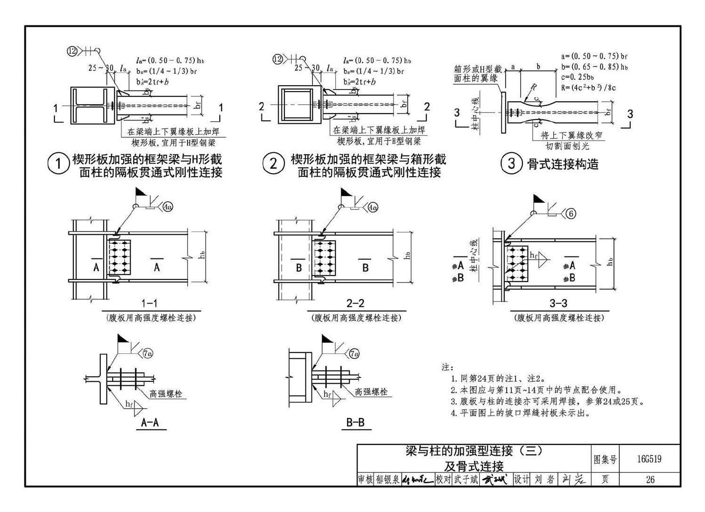 16G519--多、高层民用建筑钢结构节点构造详图