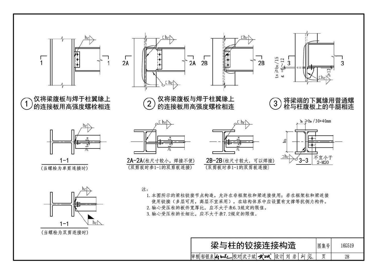 16G519--多、高层民用建筑钢结构节点构造详图