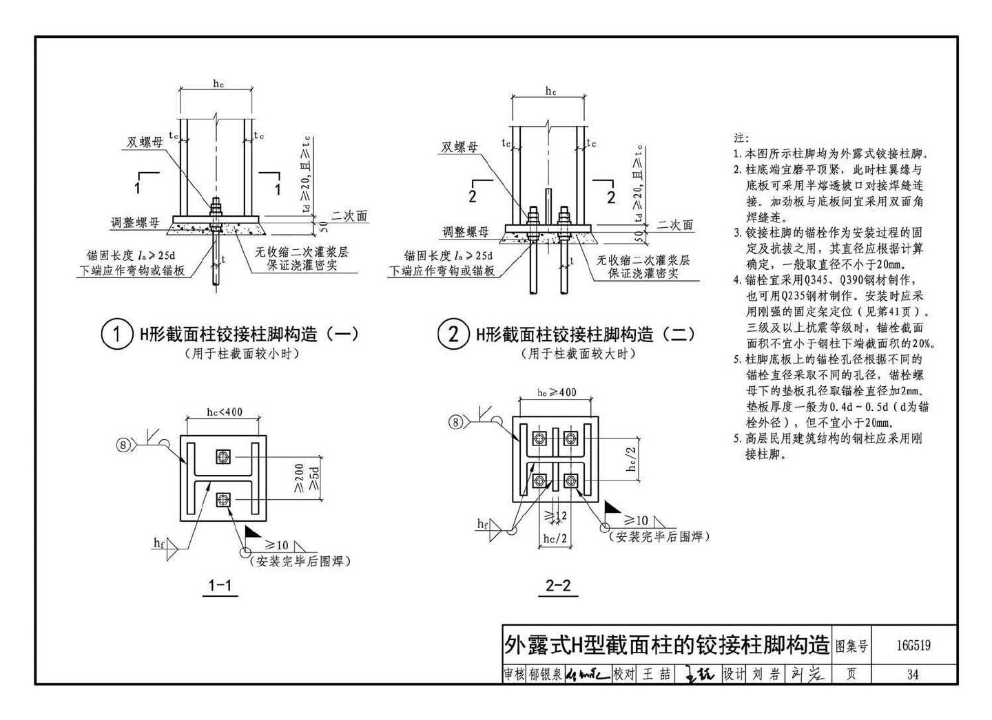 16G519--多、高层民用建筑钢结构节点构造详图