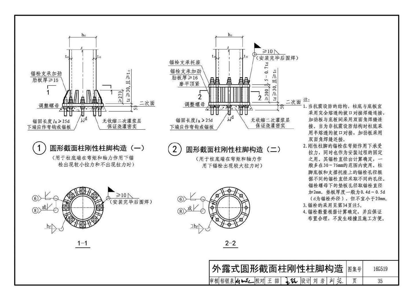 16G519--多、高层民用建筑钢结构节点构造详图