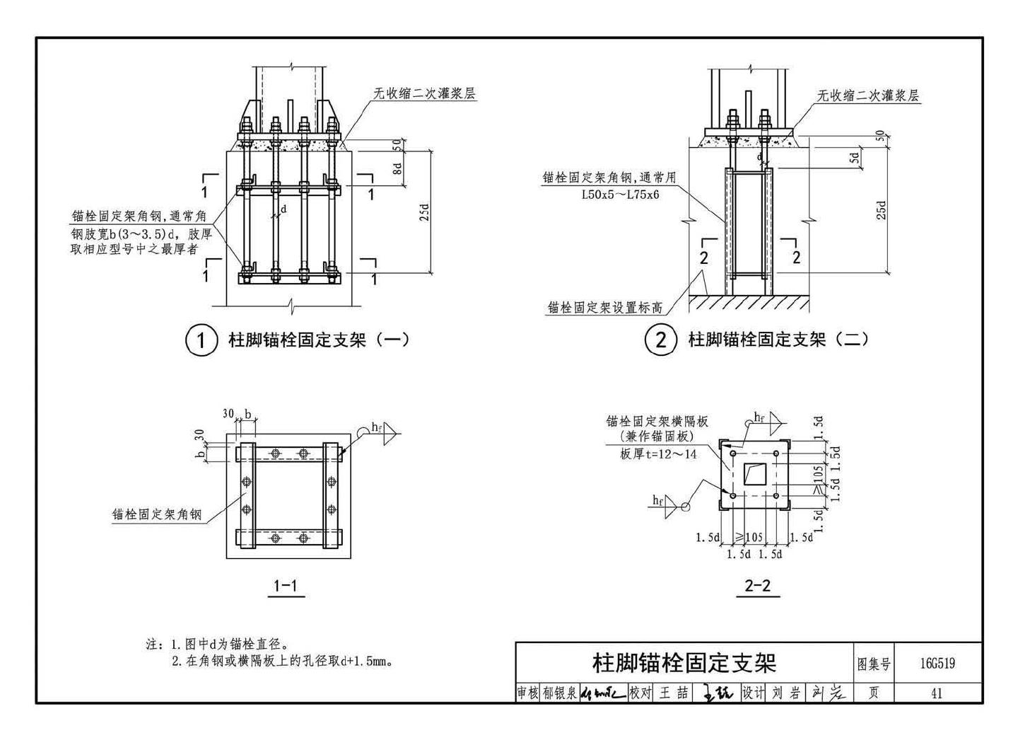 16G519--多、高层民用建筑钢结构节点构造详图