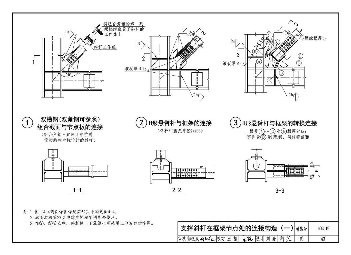 16G519--多、高层民用建筑钢结构节点构造详图