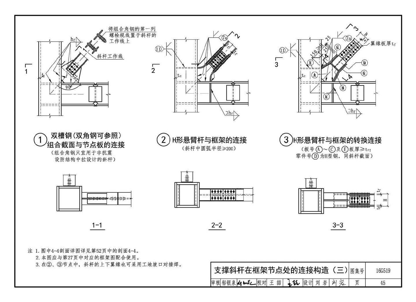 16G519--多、高层民用建筑钢结构节点构造详图