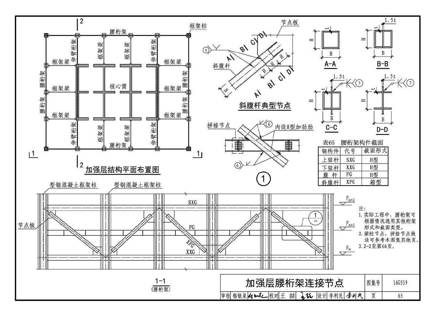 16G519--多、高层民用建筑钢结构节点构造详图