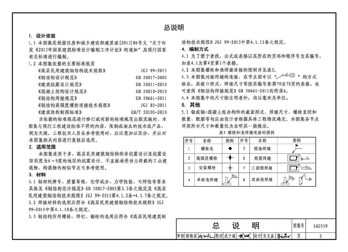 16G519--多、高层民用建筑钢结构节点构造详图