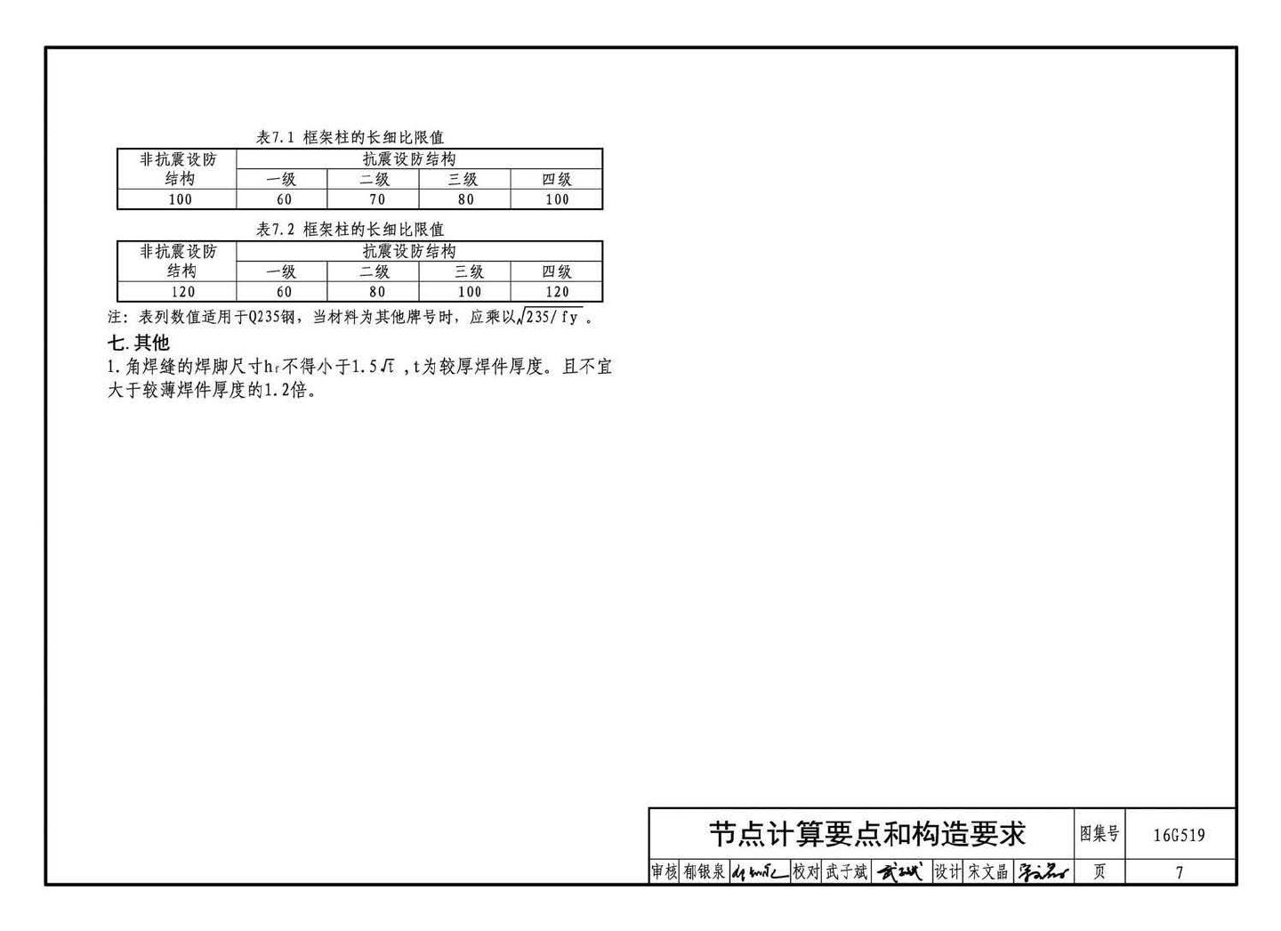 16G519--多、高层民用建筑钢结构节点构造详图