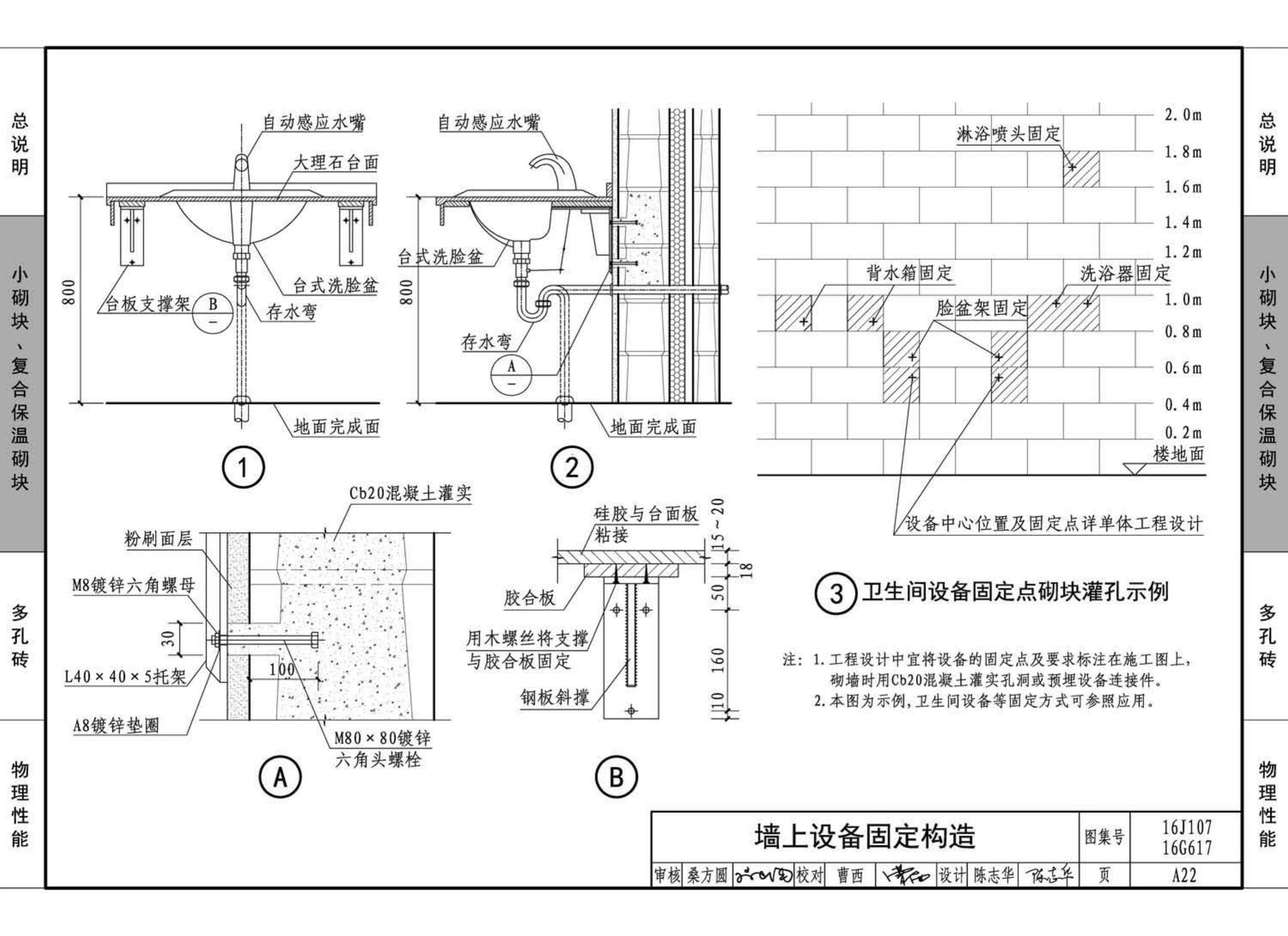 16G617、16J107--夹心保温墙建筑与结构构造