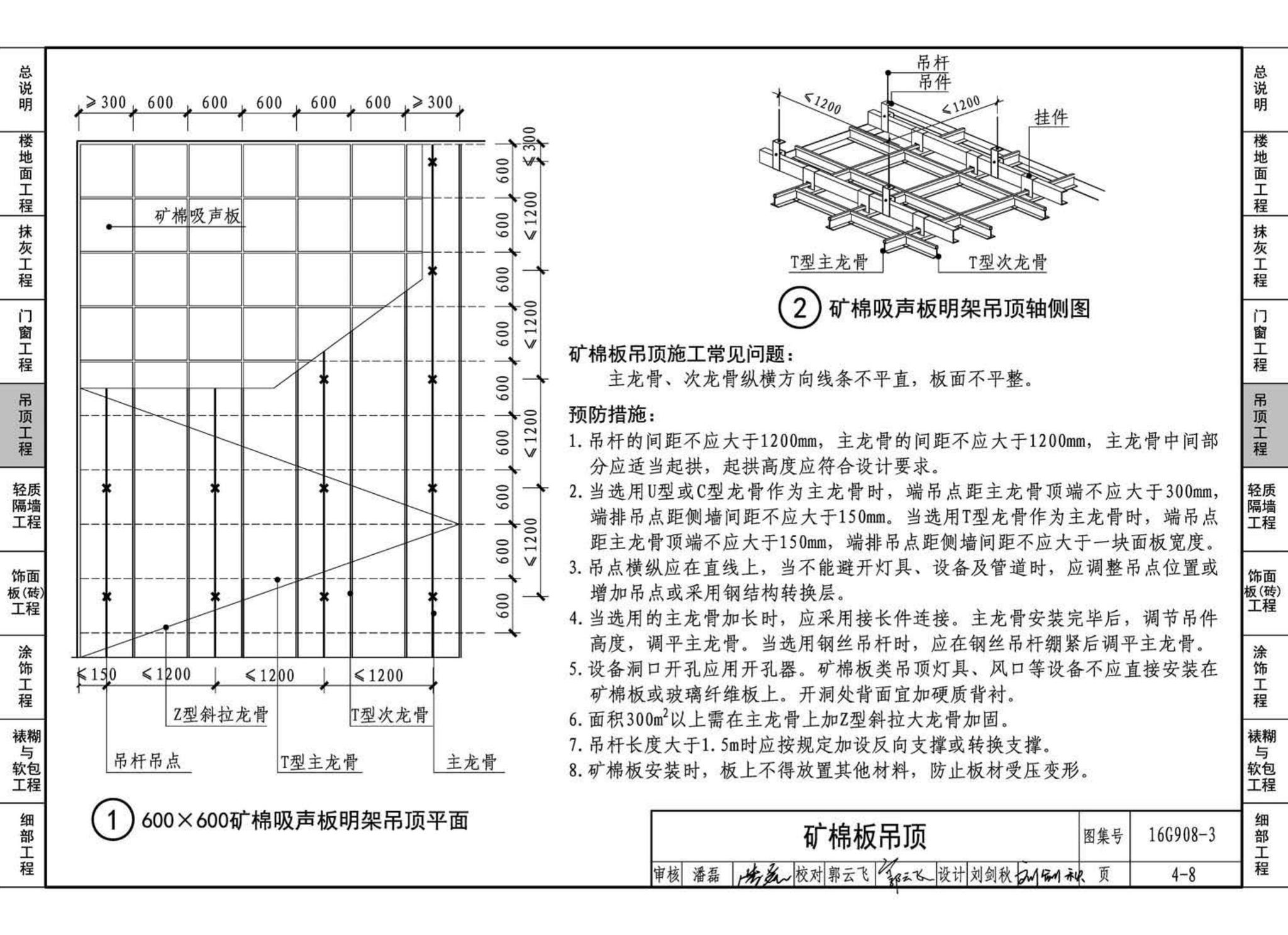 16G908-3--建筑工程施工质量常见问题预防措施（装饰装修工程）