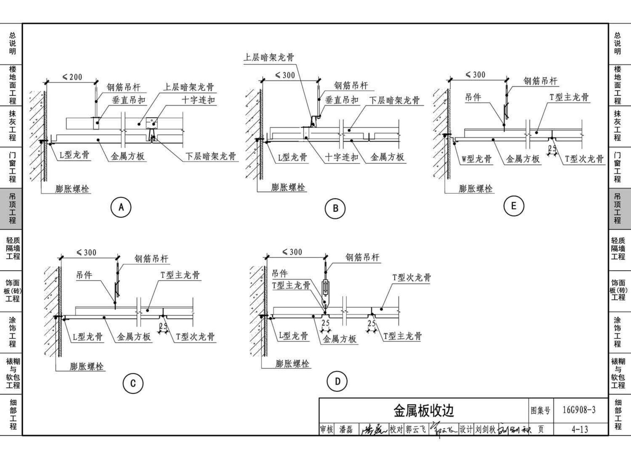 16G908-3--建筑工程施工质量常见问题预防措施（装饰装修工程）