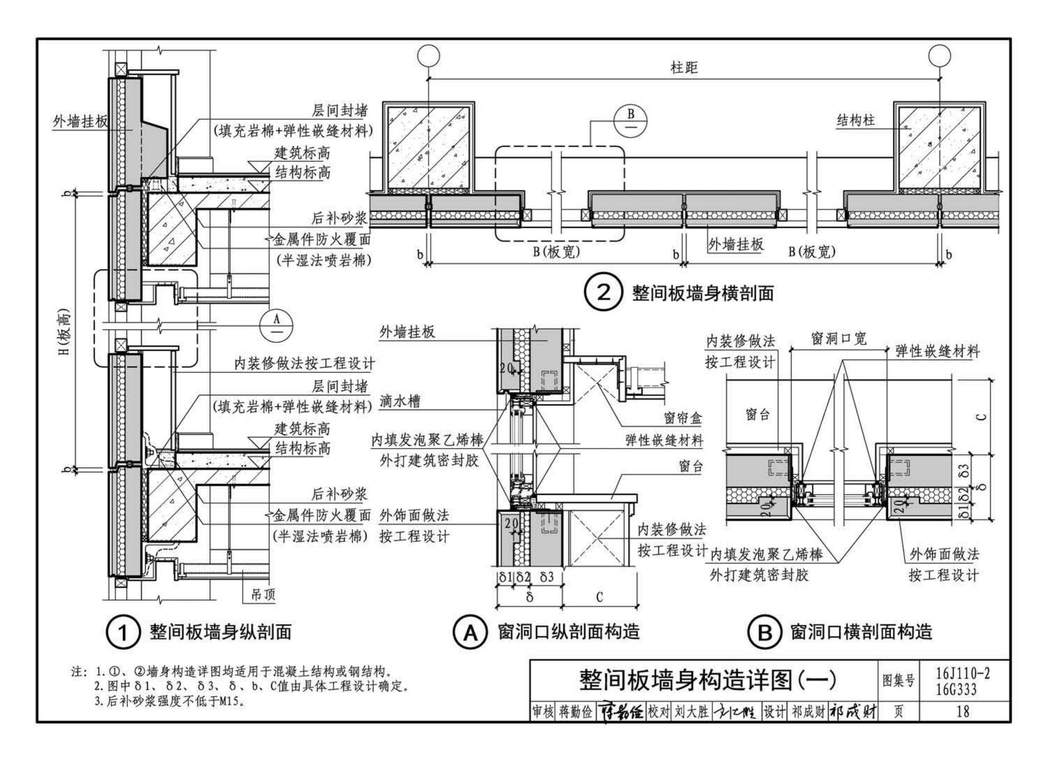 16J110-2、16G333--预制混凝土外墙挂板