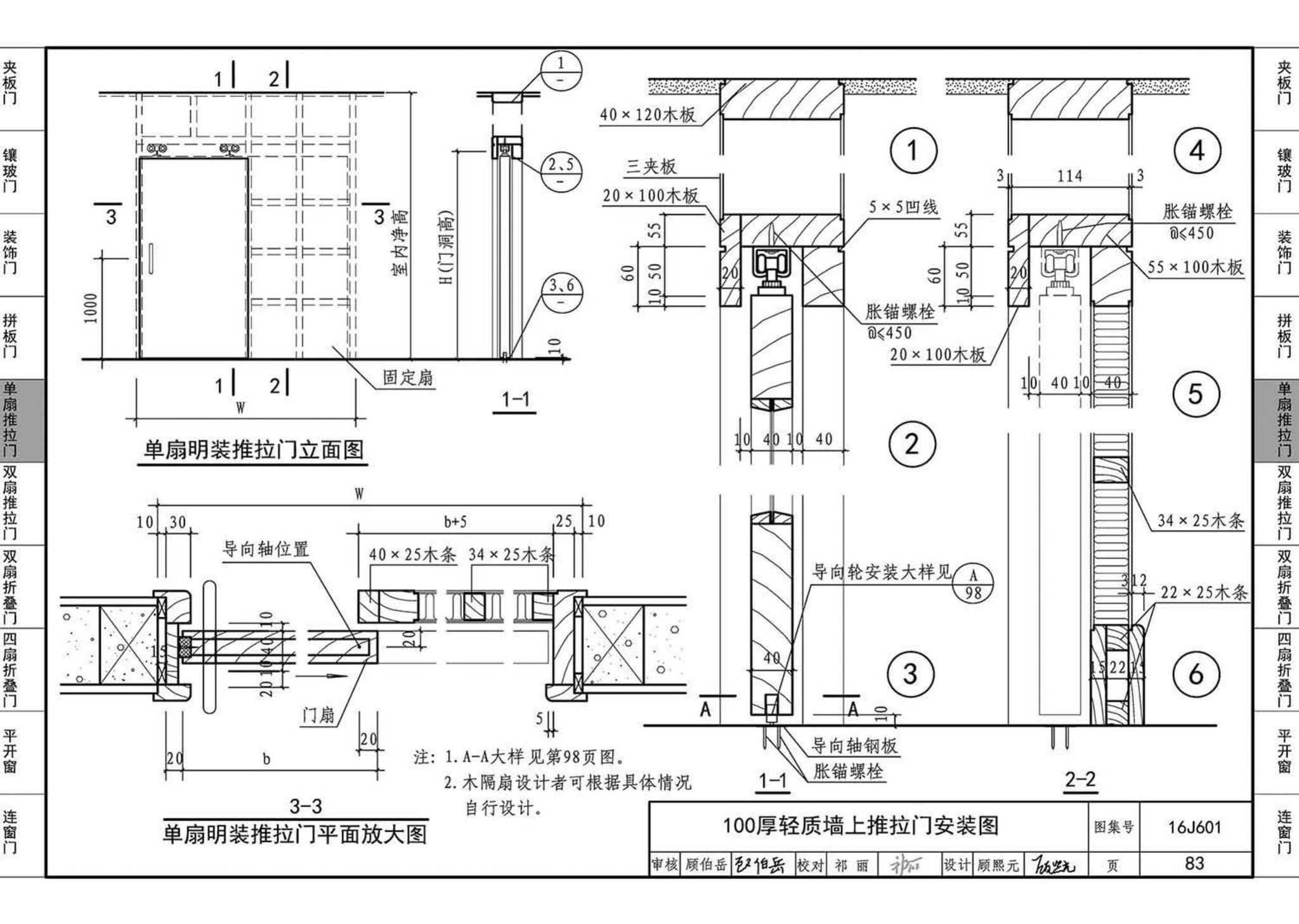 16J601--木门窗