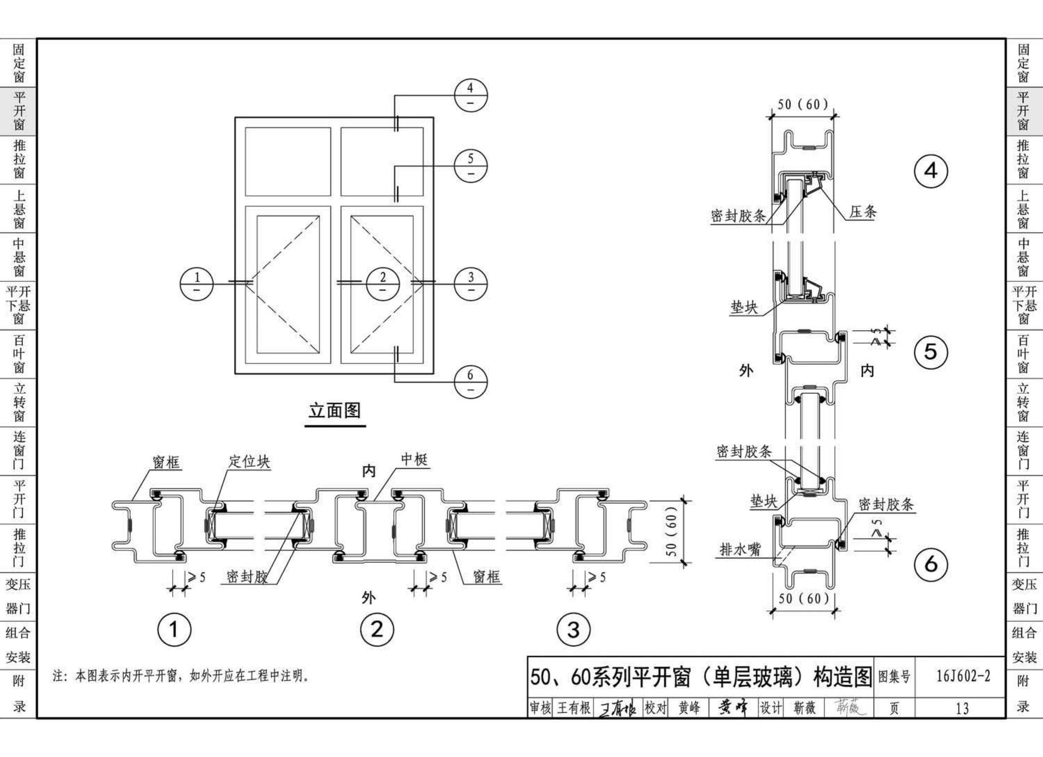 16J602-2--彩色涂层钢板门窗