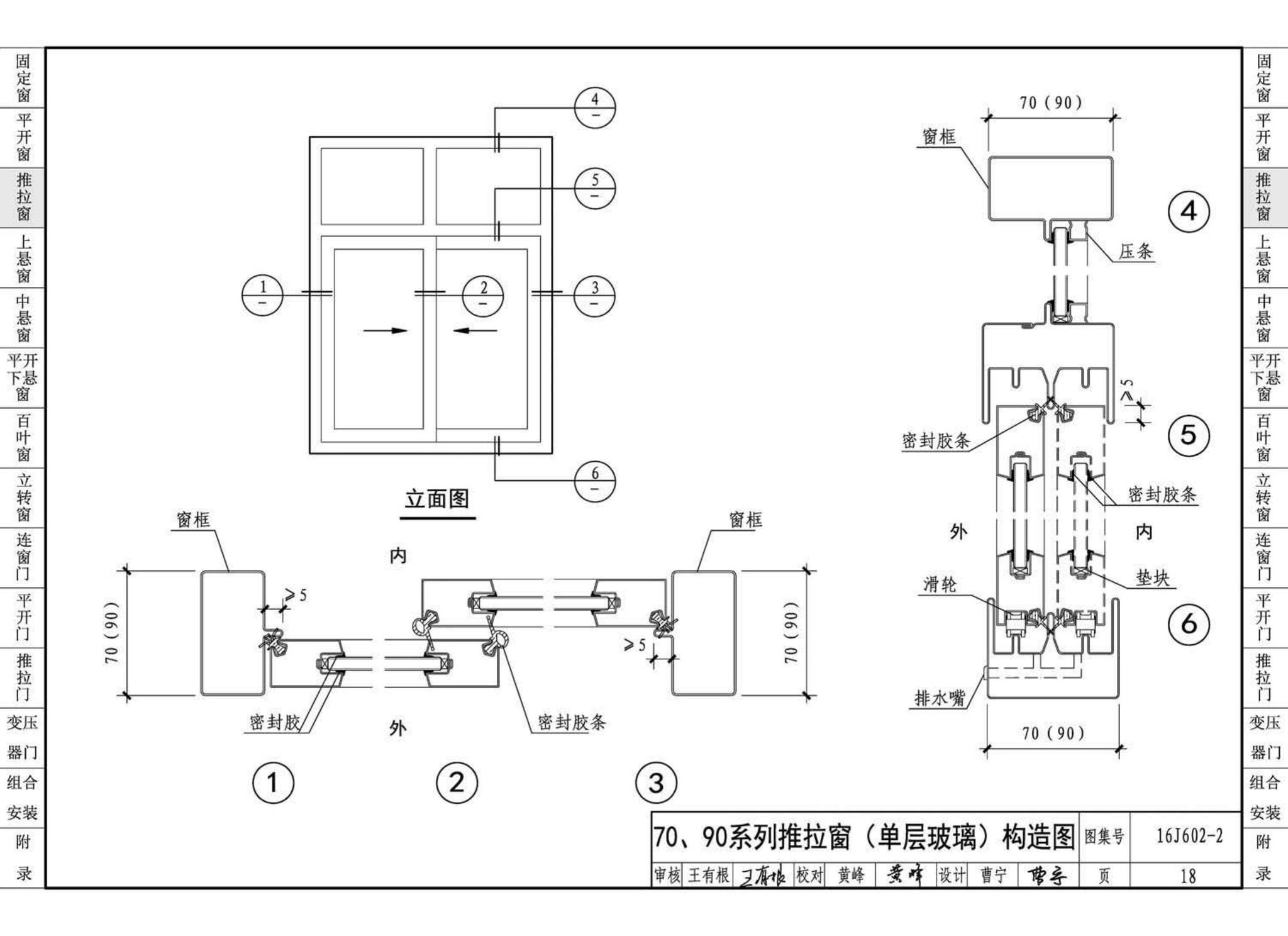 16J602-2--彩色涂层钢板门窗