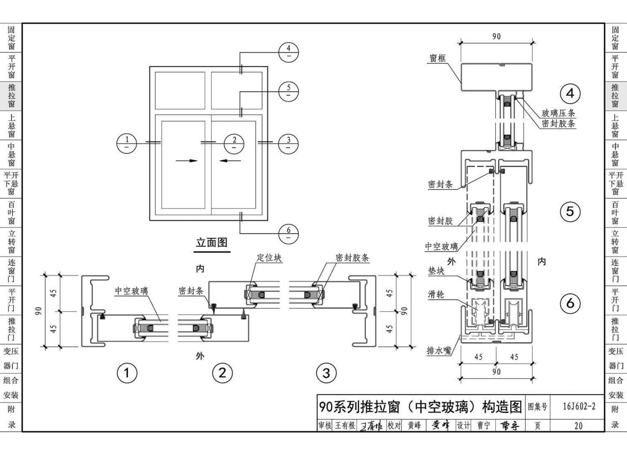 16J602-2--彩色涂层钢板门窗