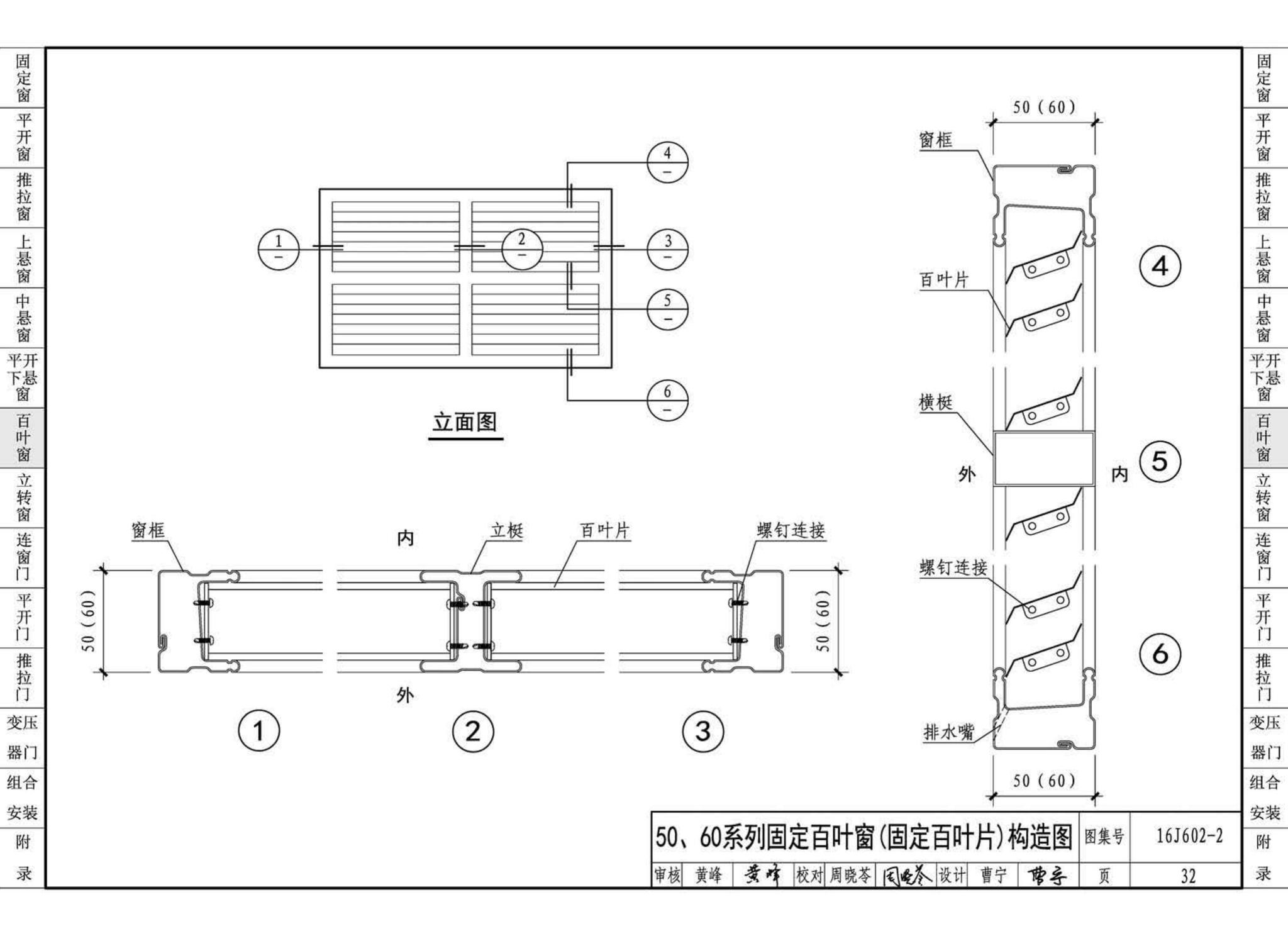 16J602-2--彩色涂层钢板门窗