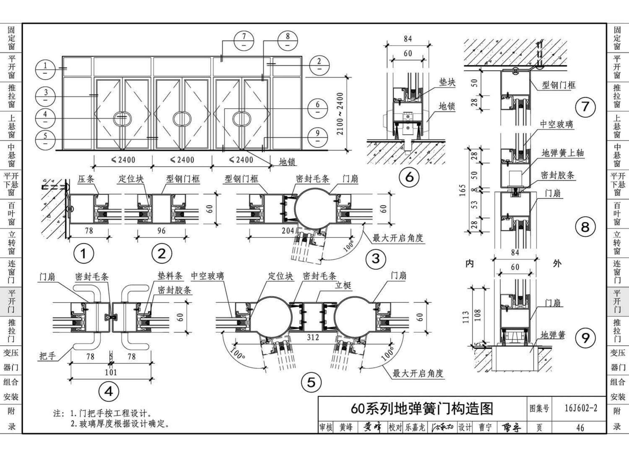 16J602-2--彩色涂层钢板门窗