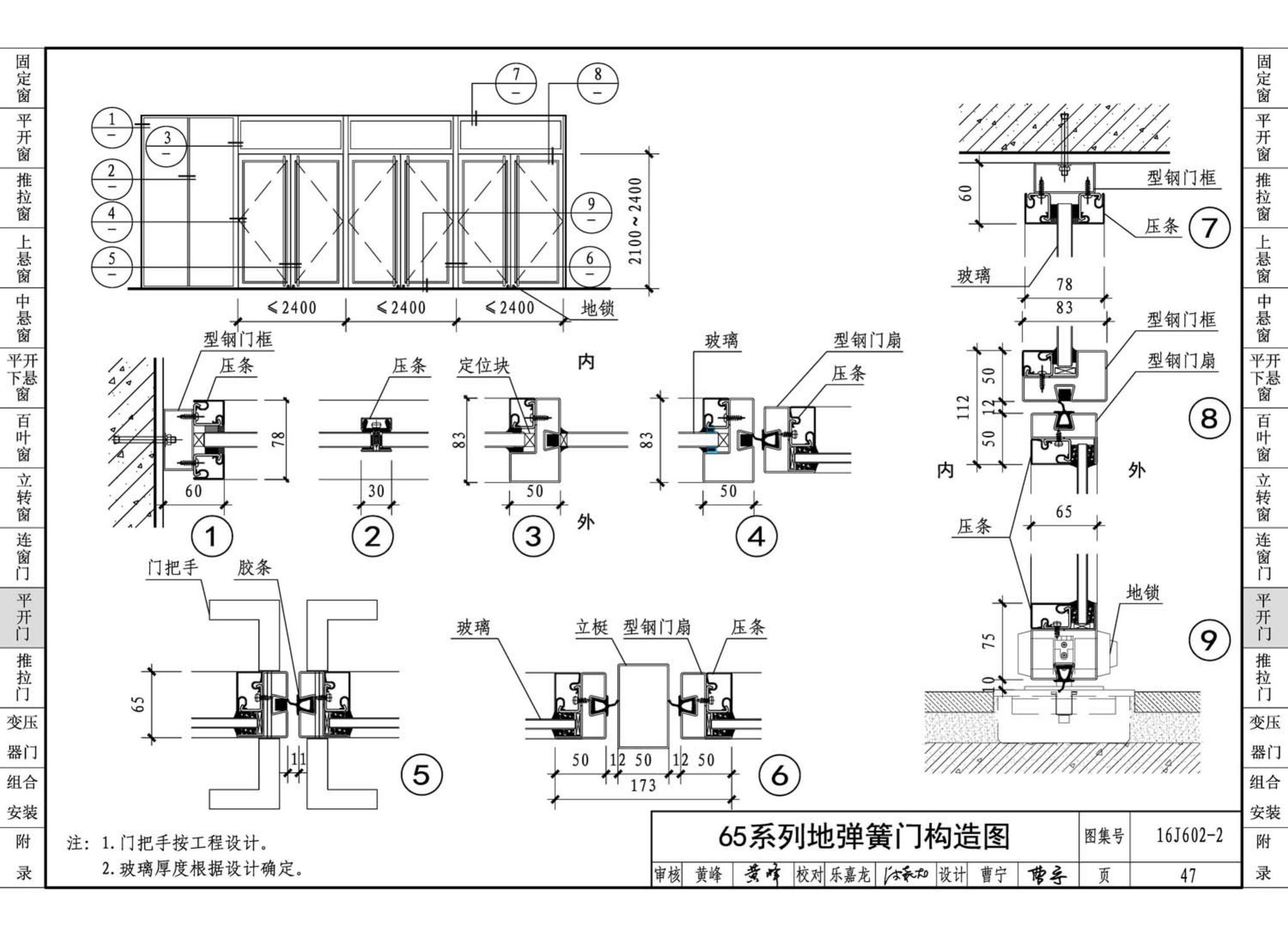 16J602-2--彩色涂层钢板门窗