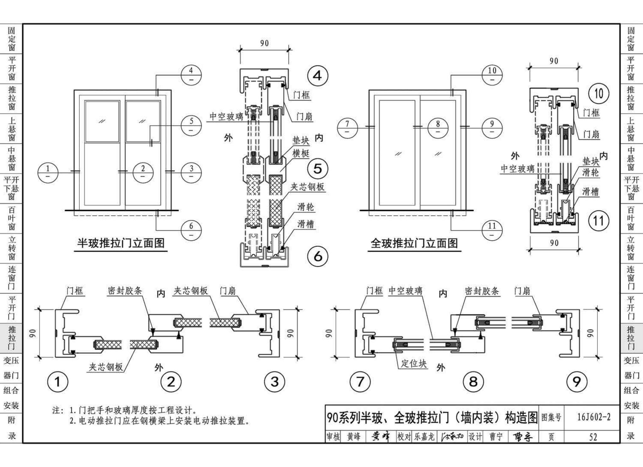 16J602-2--彩色涂层钢板门窗