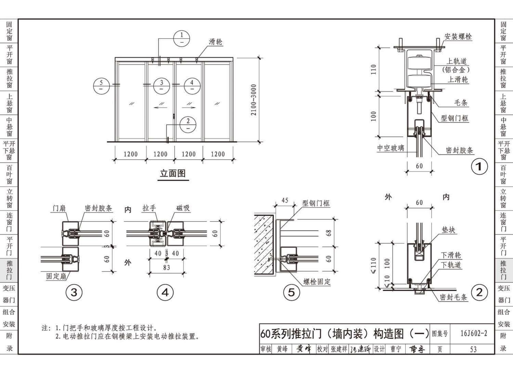 16J602-2--彩色涂层钢板门窗