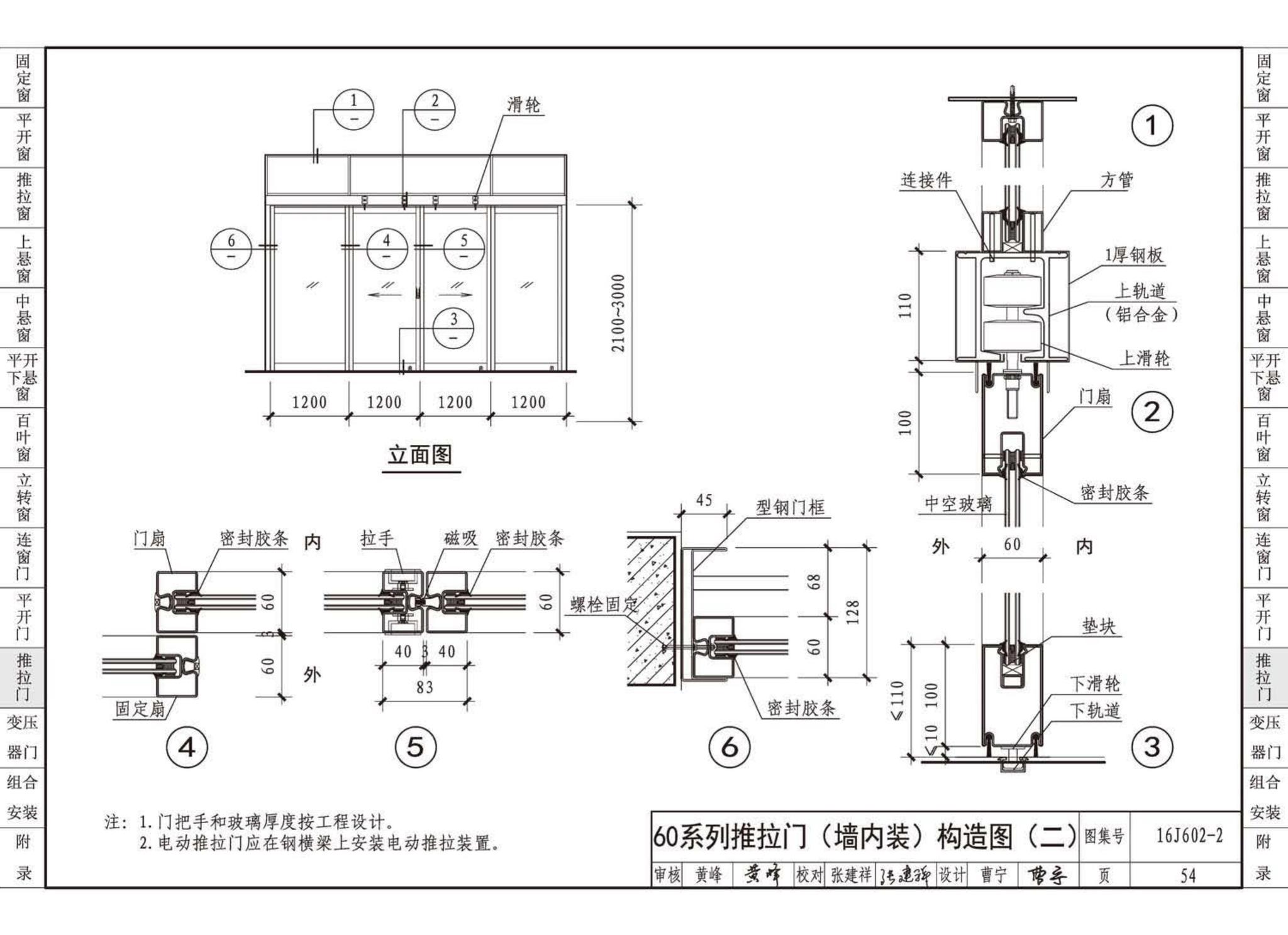 16J602-2--彩色涂层钢板门窗