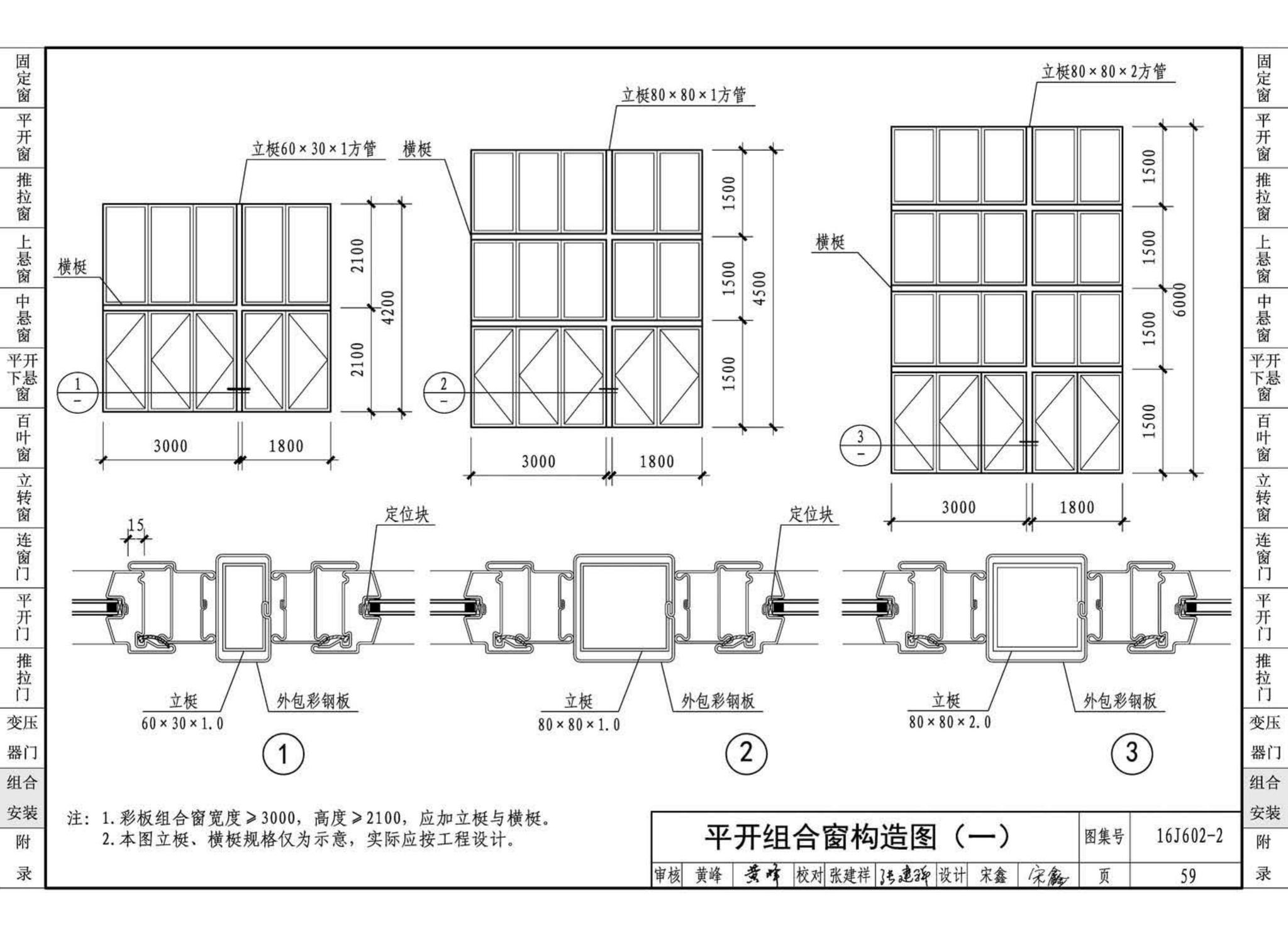 16J602-2--彩色涂层钢板门窗