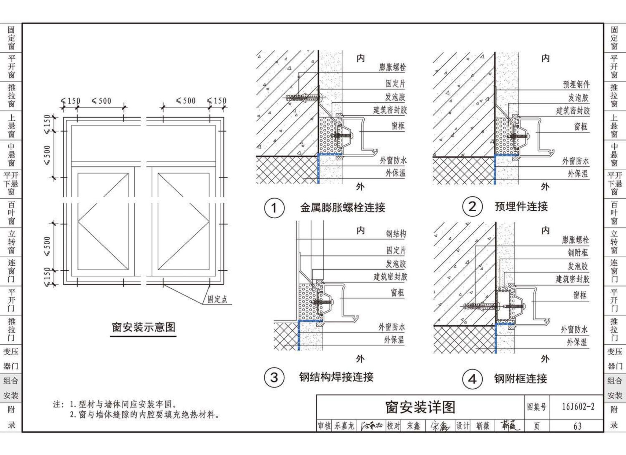 16J602-2--彩色涂层钢板门窗