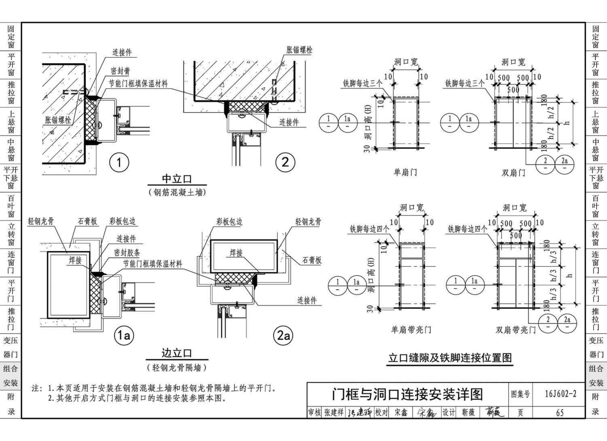 16J602-2--彩色涂层钢板门窗